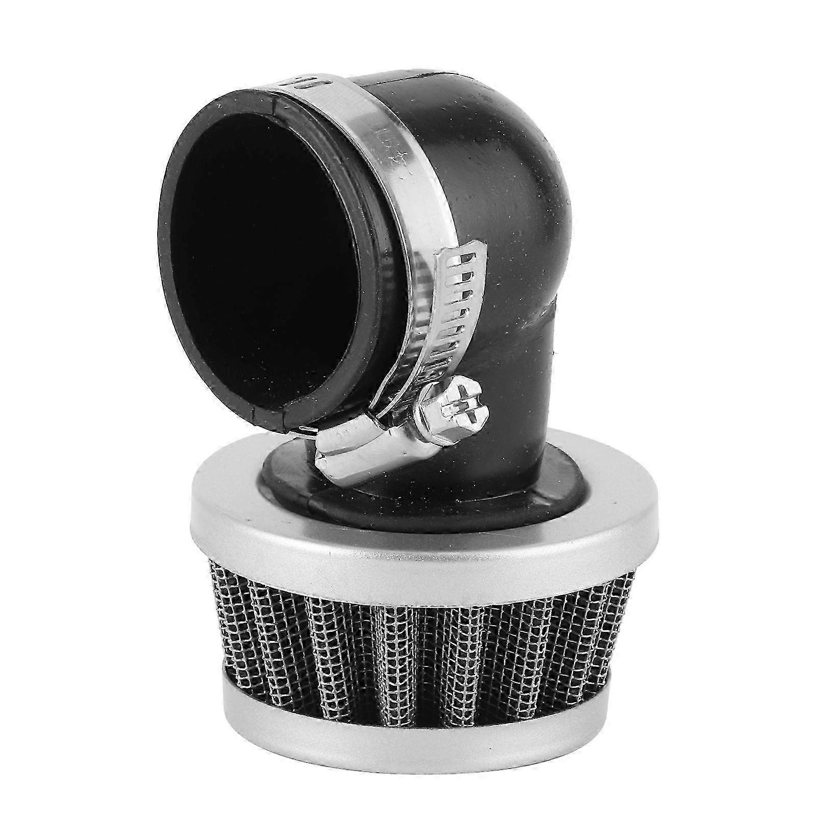 angled air filter cleaner accessory for pit bike atv 90cc 110cc