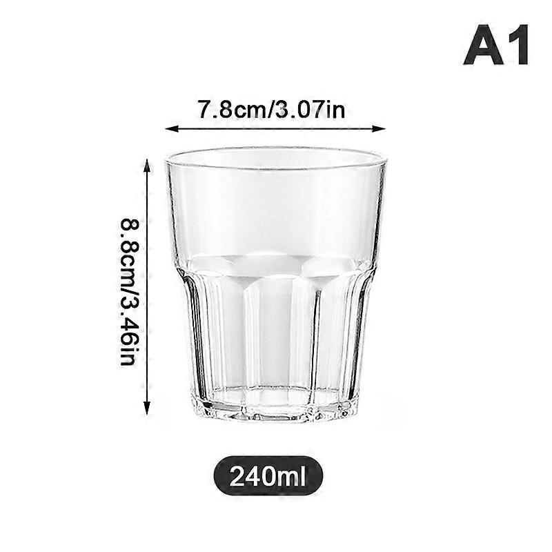 Acrylic Plastic Beer Mugs Transparent Drop-proof Thickened Cups Wine Bar KTV Business Drinking Cups Reusable Kitchen Supplies