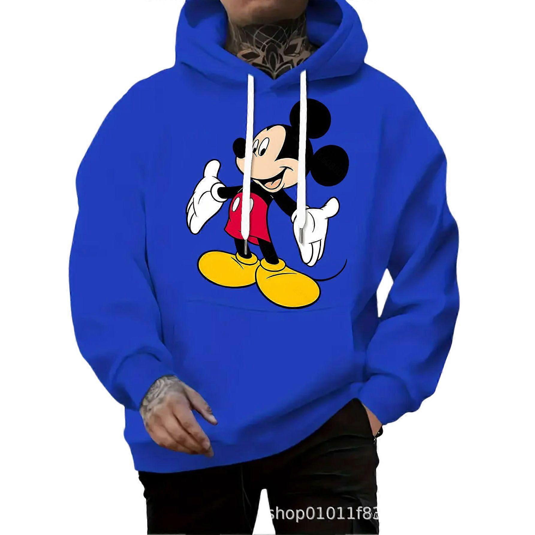 Moletom com Capuz com Estampa 3D do Mickey Mouse Anime Cartoon Cosplay Casual