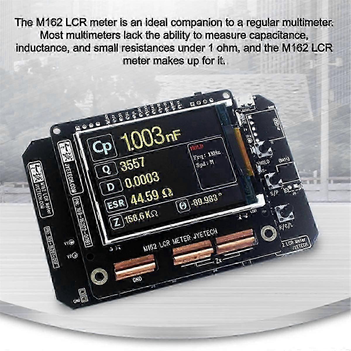 1 Set M162 LCR Meter DIY Kit Portable Capacitance Tester Multifunctional Inductor Resistance Detec