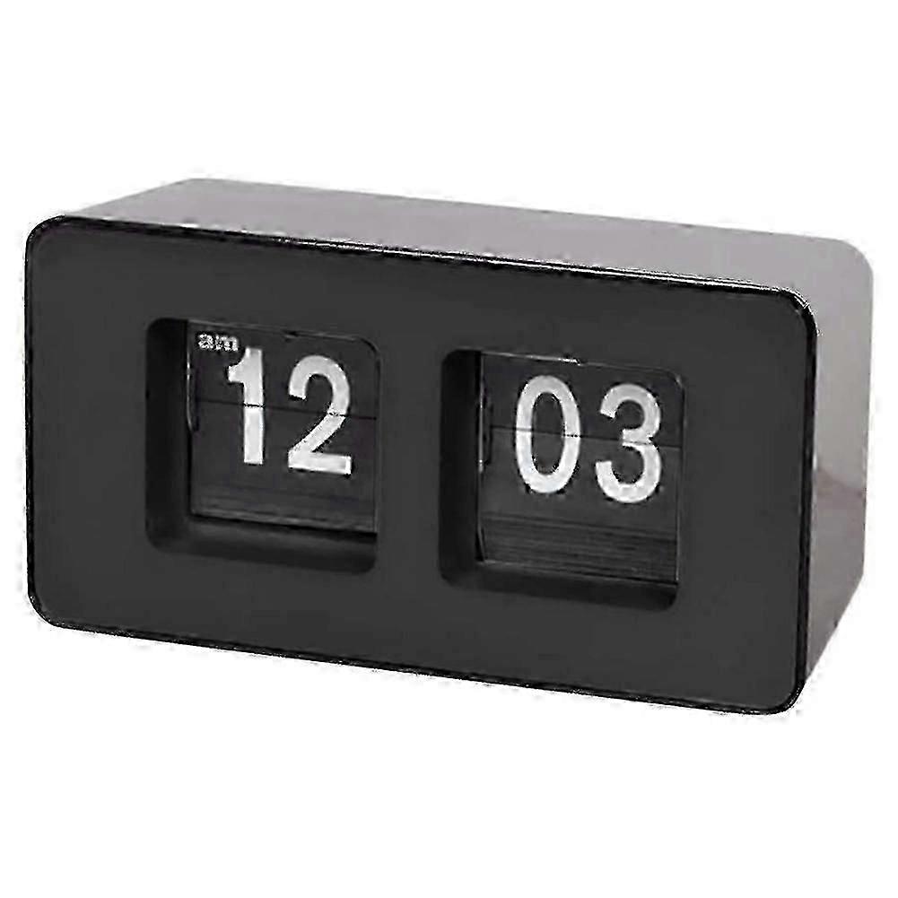 Automatisk Flip Clock, klassisk Retro Nostalgic Clock, Digital Desk Table Page Down Clock, for Family Be-xdd