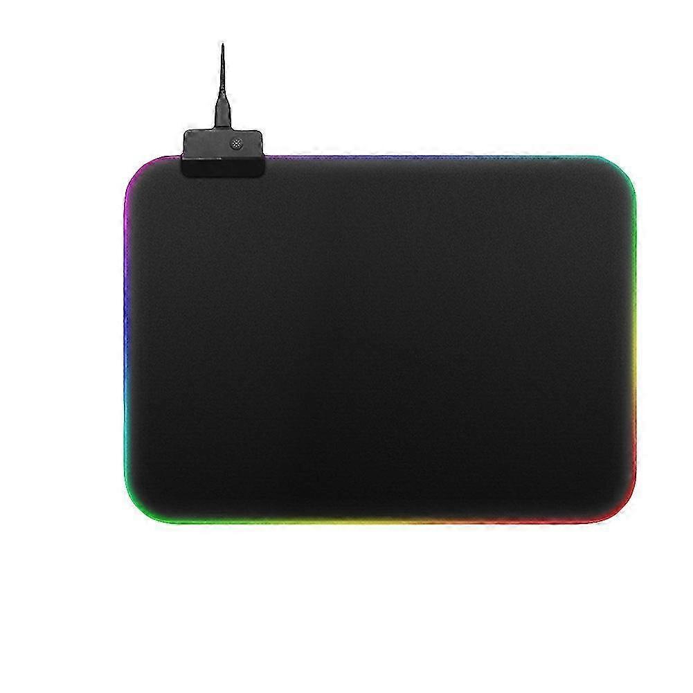 2025 RGB LED Glowing Gaming Mouse Pad Illuminated Keyboard Non-slip Mat Blanket