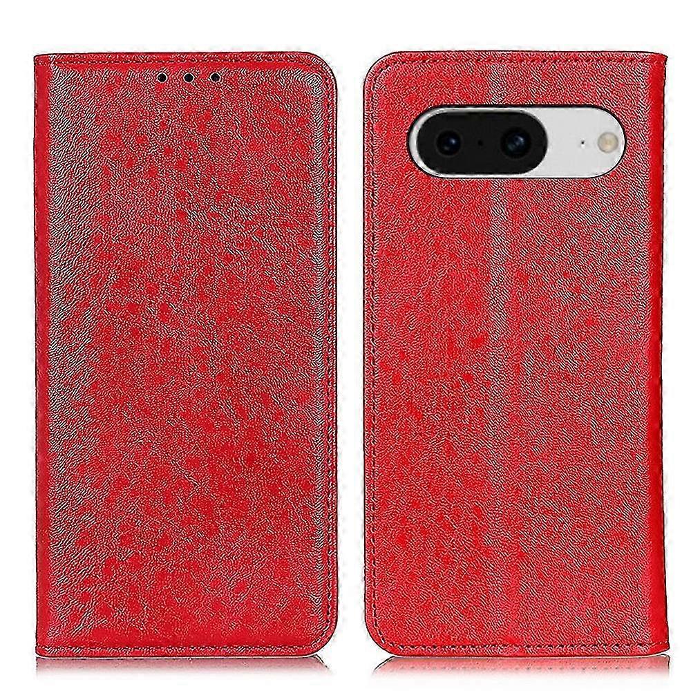 For Google Pixel 8 Magnetic Crazy Horse Texture Leather Phone Case 2025