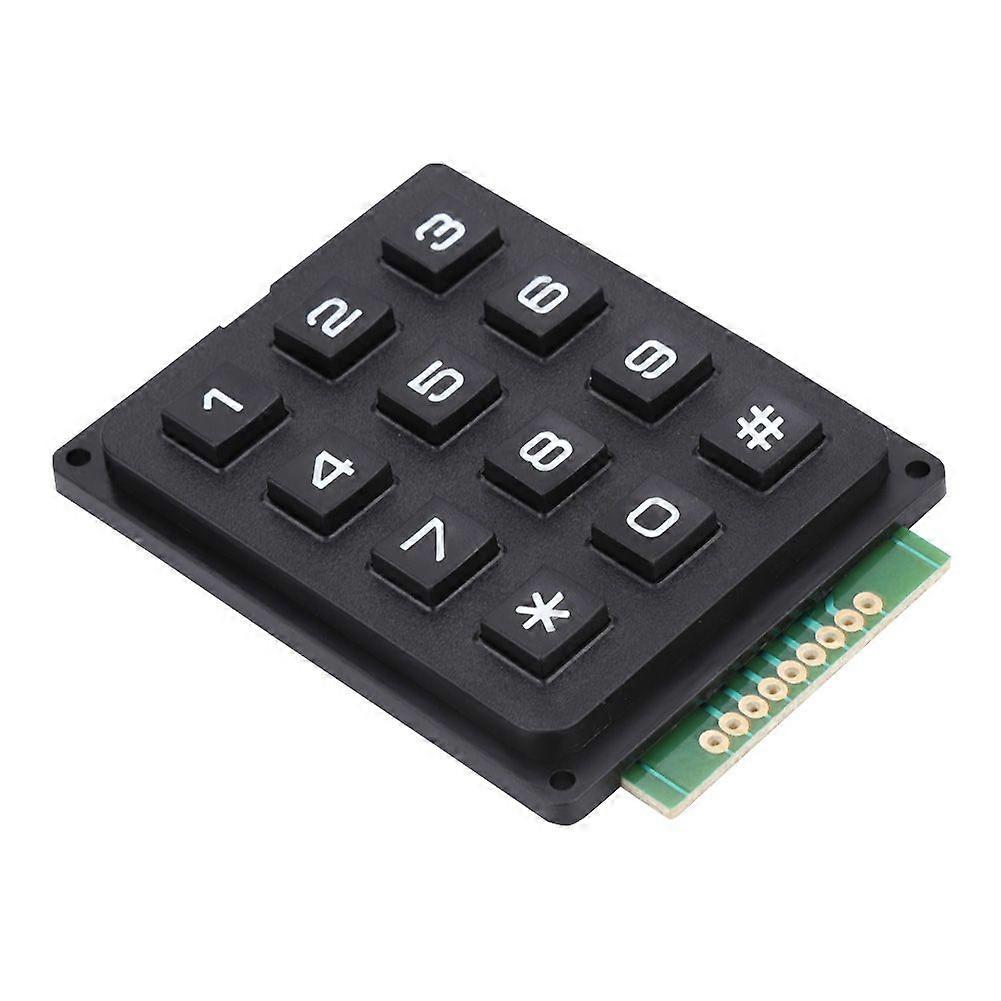 Keyboard Modules with 12 Keys 3x4 Push Buttons External Keypad for MCU
