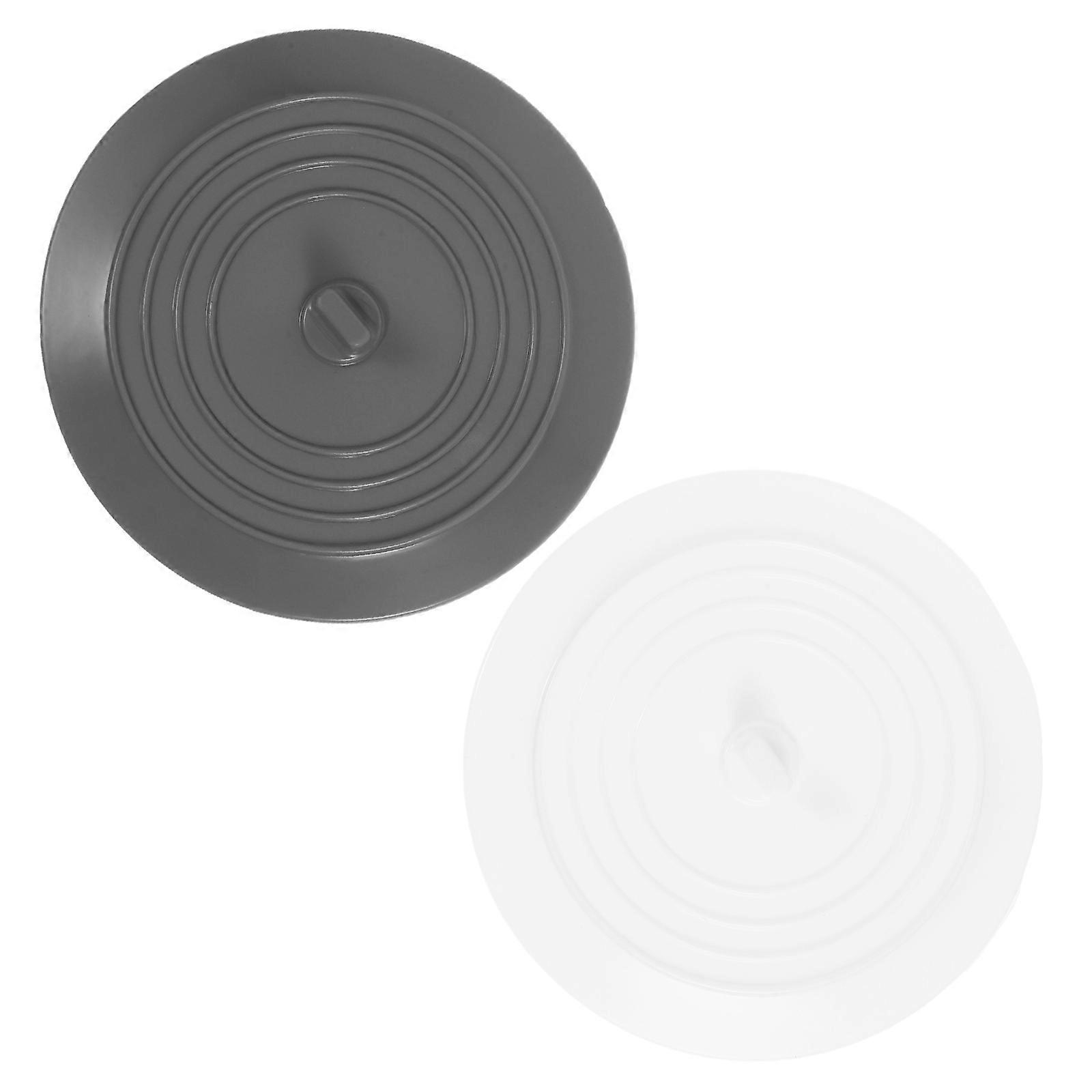 Bath Tub Stopper Drain Stopper for Tub Made of Silicone 2Pcs