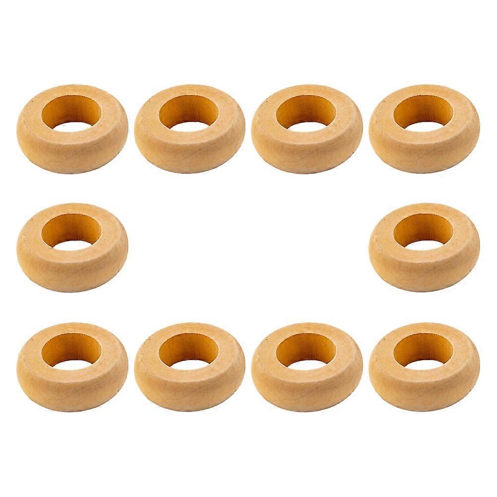 Rustic Napkin Rings Wood for Decor 40Pcs Wood Ring Shape Napkin Buckles