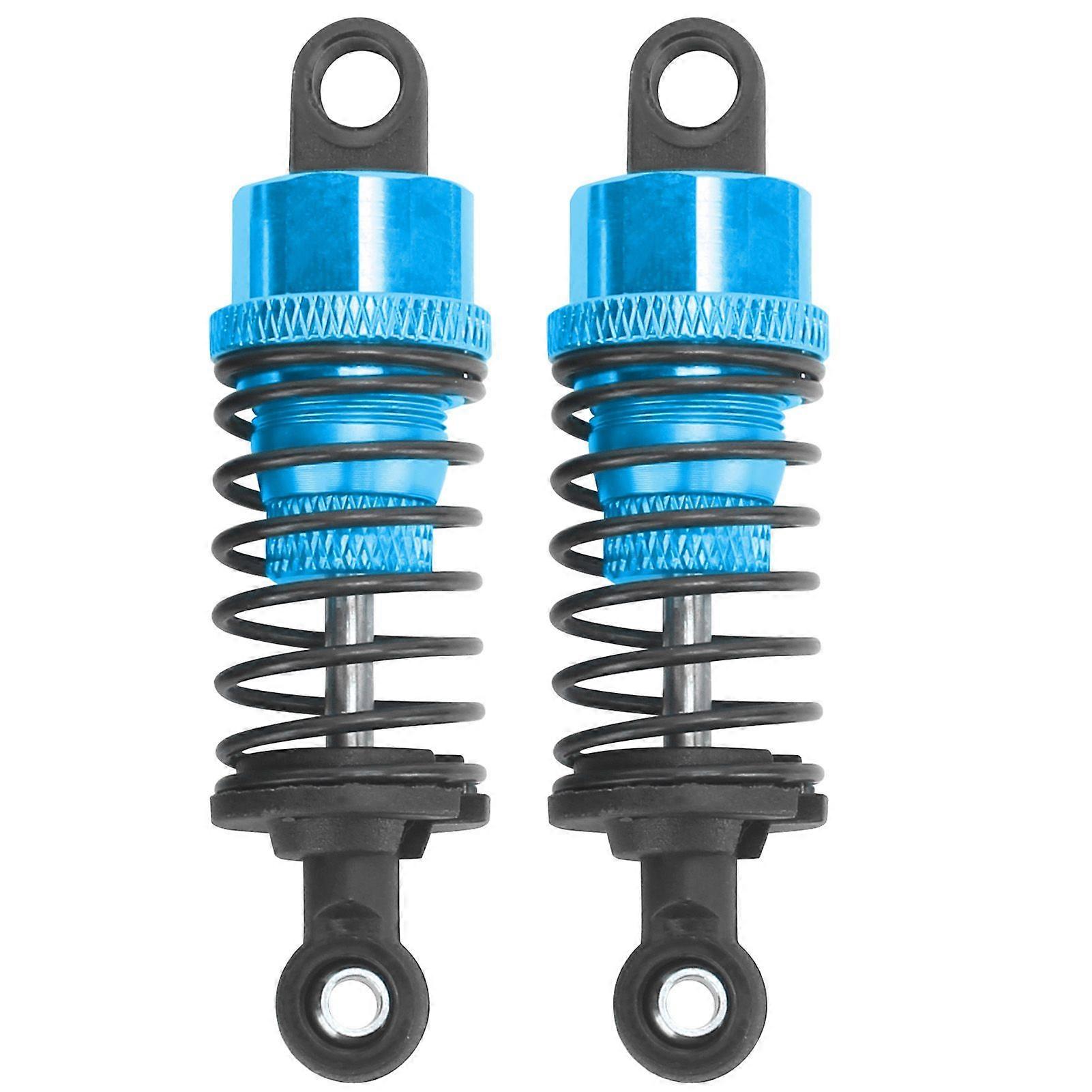 2 Pcs Adjustable 65mm RC Metal Shock Absorbers Damper Fit for Slash 2WD/HPI/TamiyaBlue