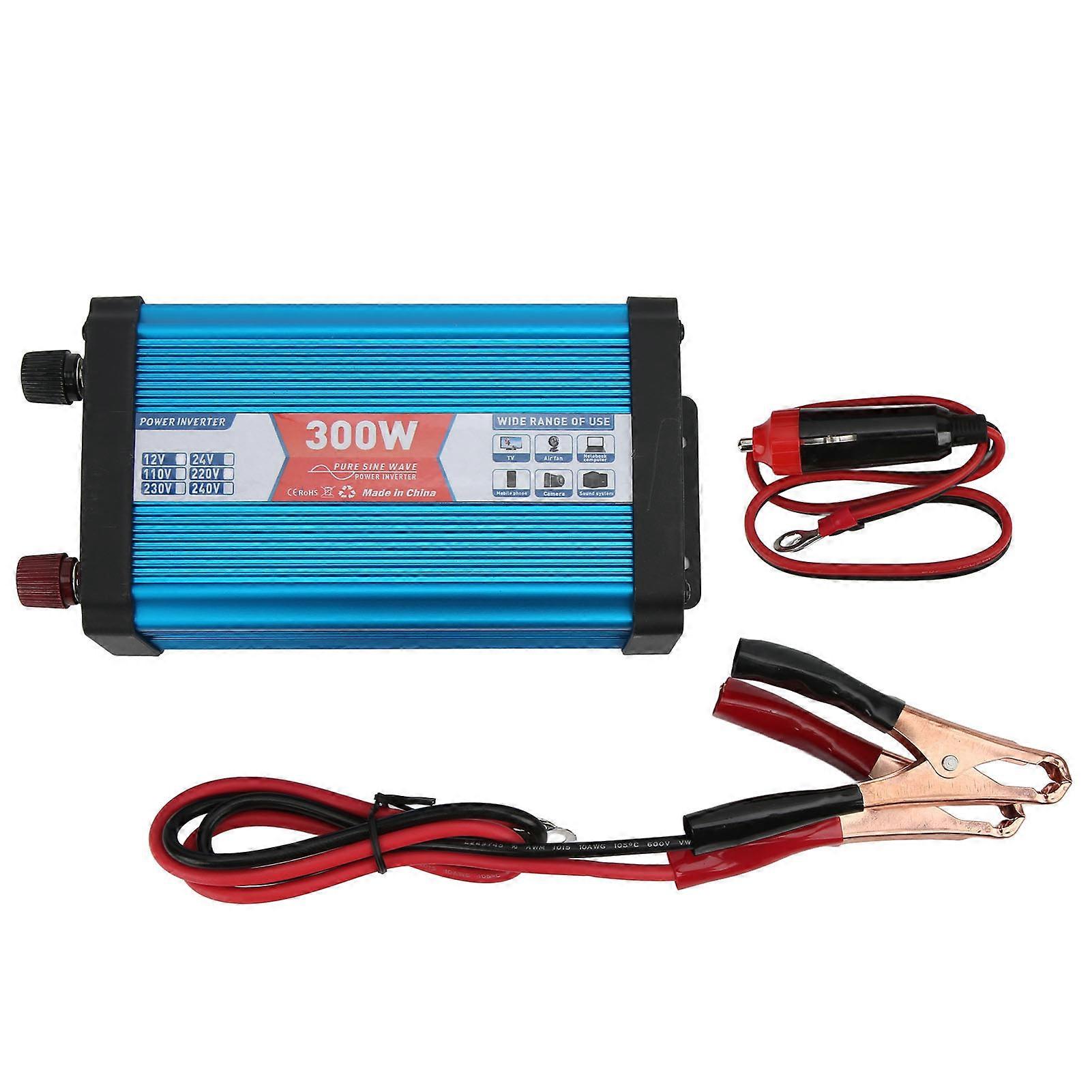 Dual USB car inverter 300W pure sine wave for cabins
