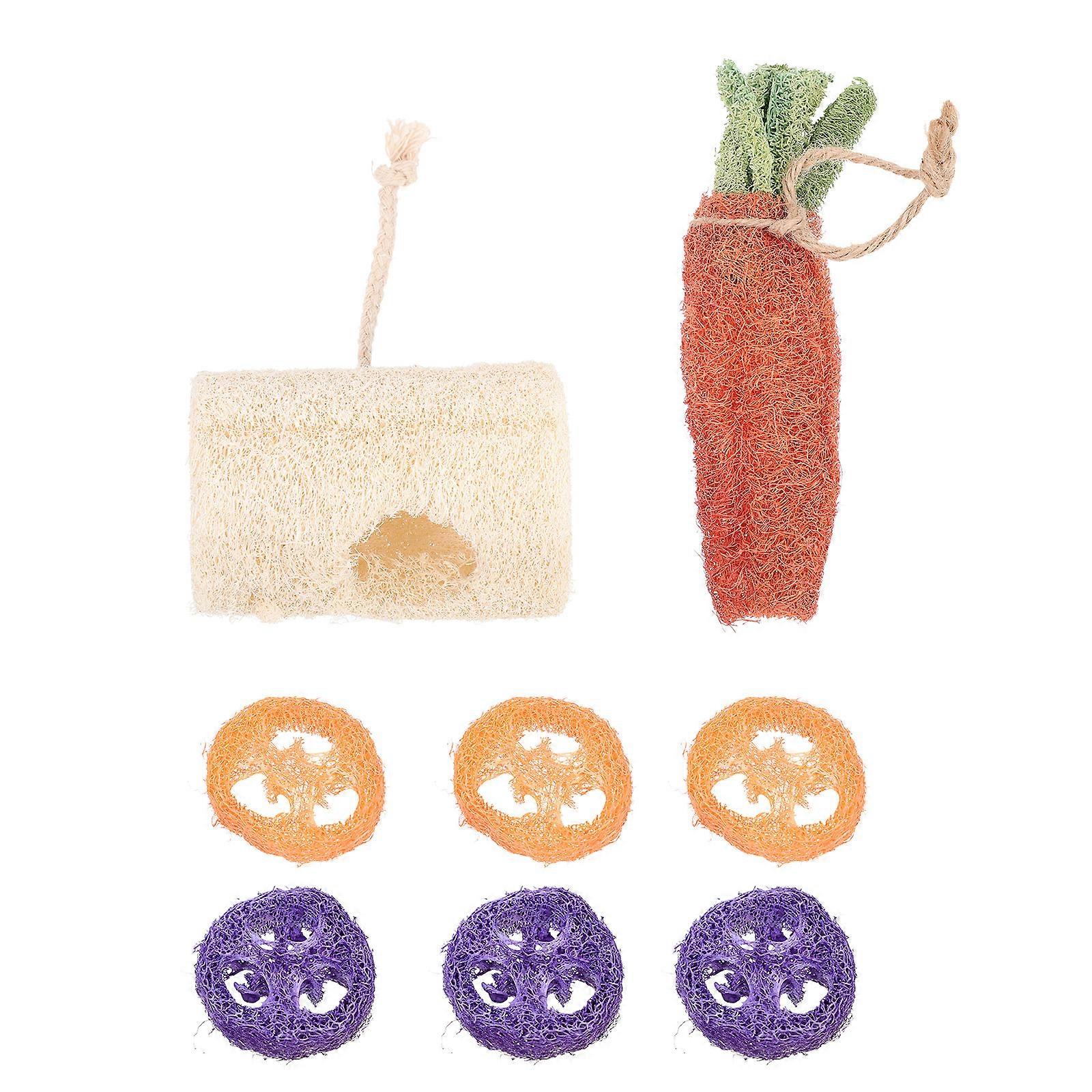 Hamster Chew Treats Small Pet Molar Toys for Teeth Grinding 16Pcs