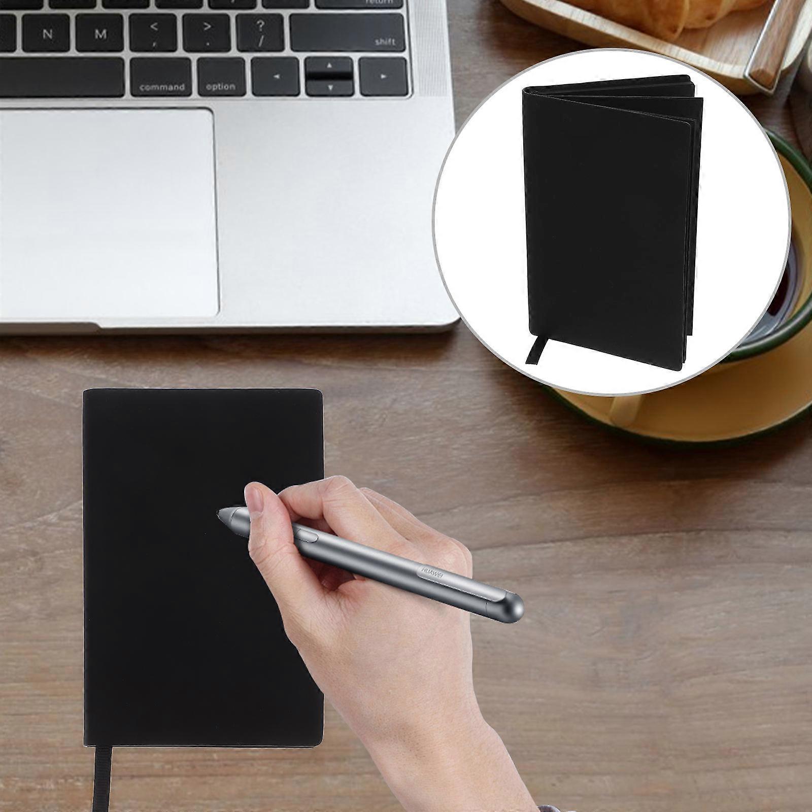 Small Notepad Notebook for Sketching 3Pcs with PU Cover Black