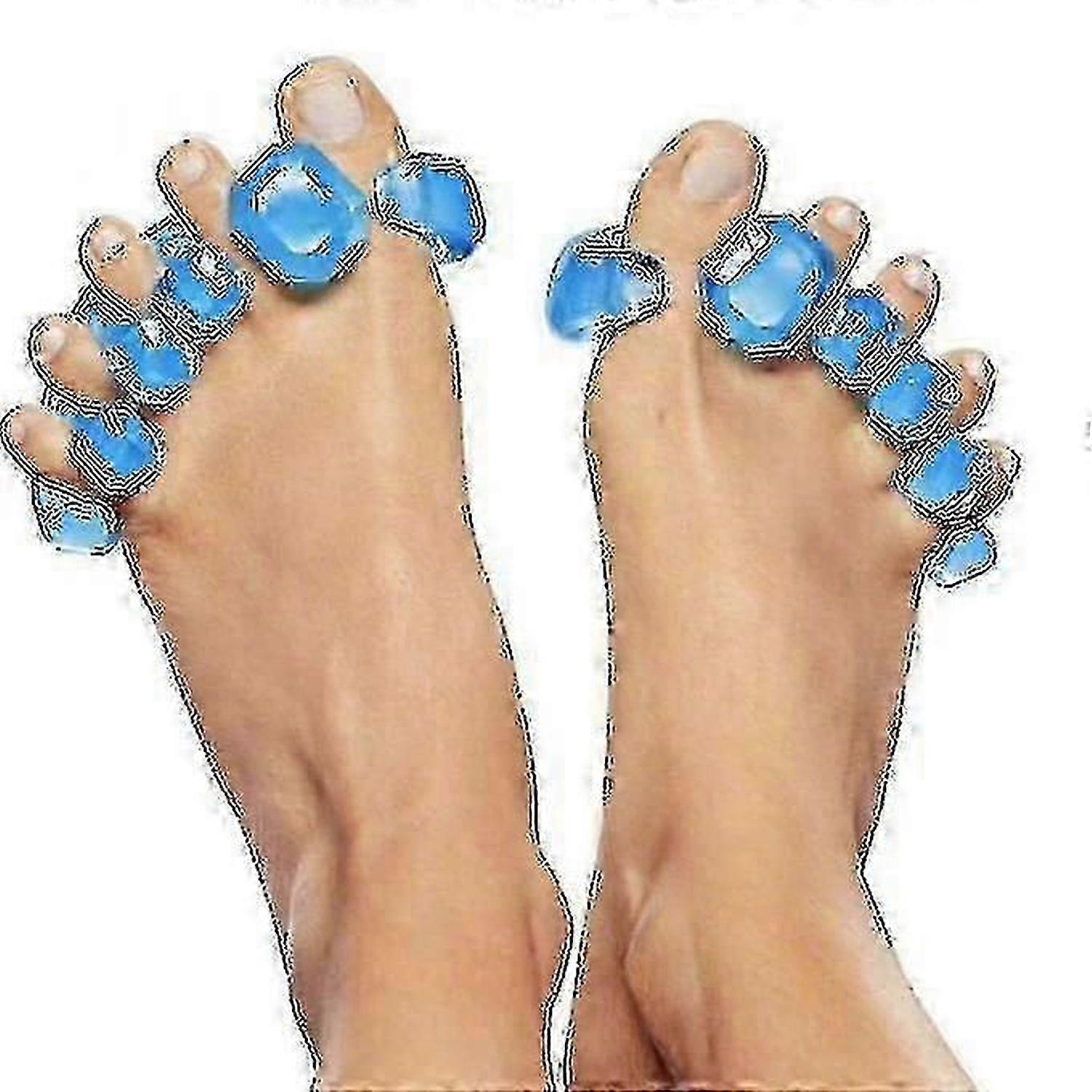 Yogatoes Gems: separatore e dilatatore in gel per dita dei piedi, la scelta americana per combattere l'alluce valgo, le dita a martello e altro ancora.