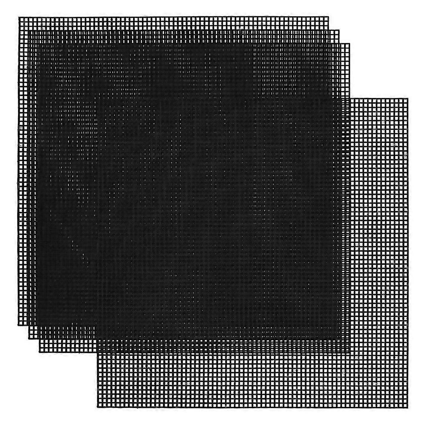 For Plastic Canvas Sheets Square Mesh Sheets Plastic Needlepoint Black