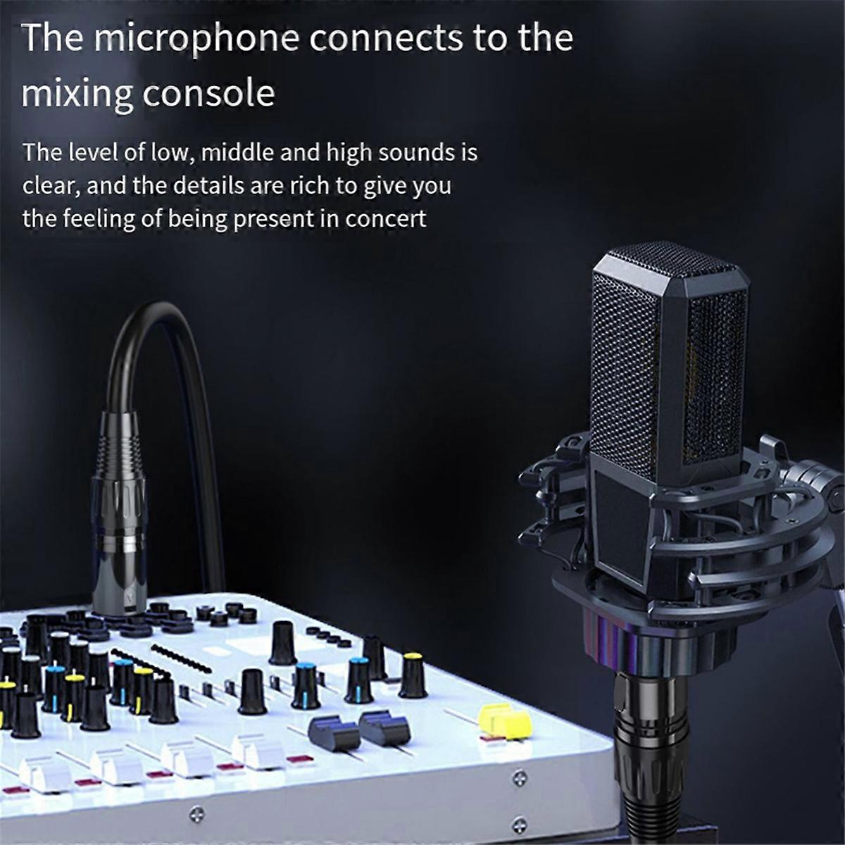 XLR Audio Cable Karaoke Mic Sound Cannon Cable 1Meter