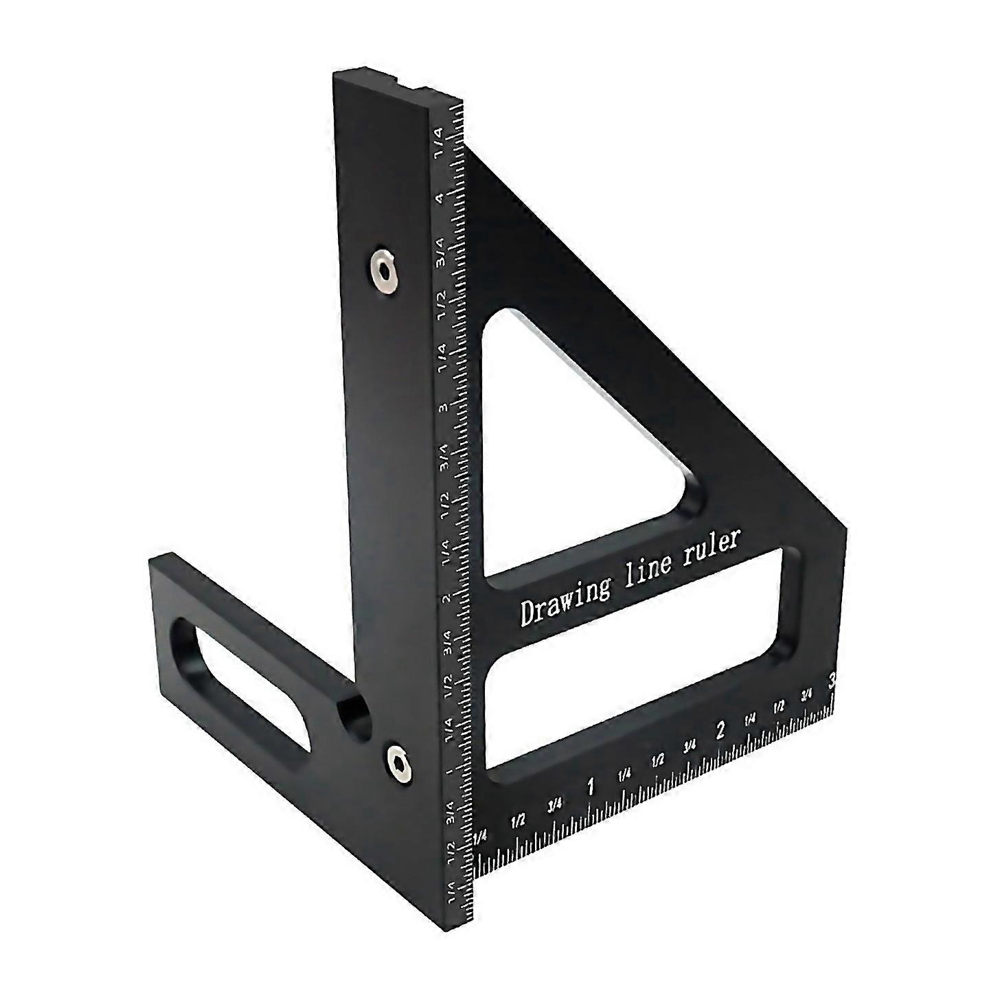 For Precision Hole Scriber Woodworking Square Protractorblue