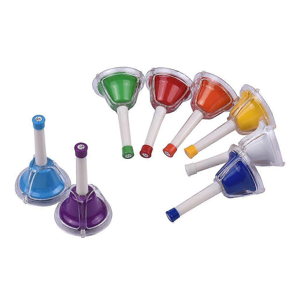 8 Note Color Hand Bell Set