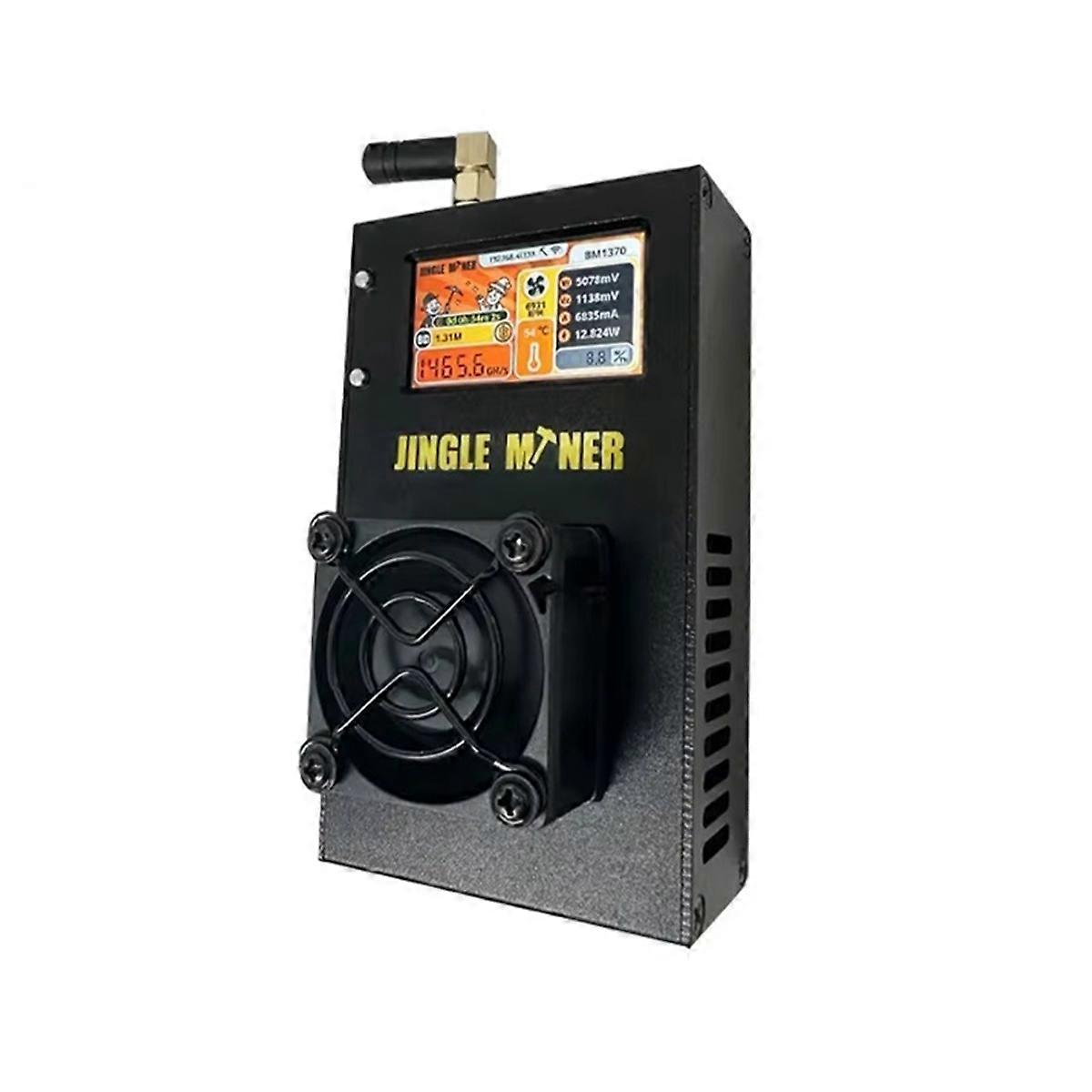 Jingle Miner Solo Miner 1.2TH/S 23W BM1370 ASIC Chip Asic Miner BTC Miner Crypto Solo Mining US PLU