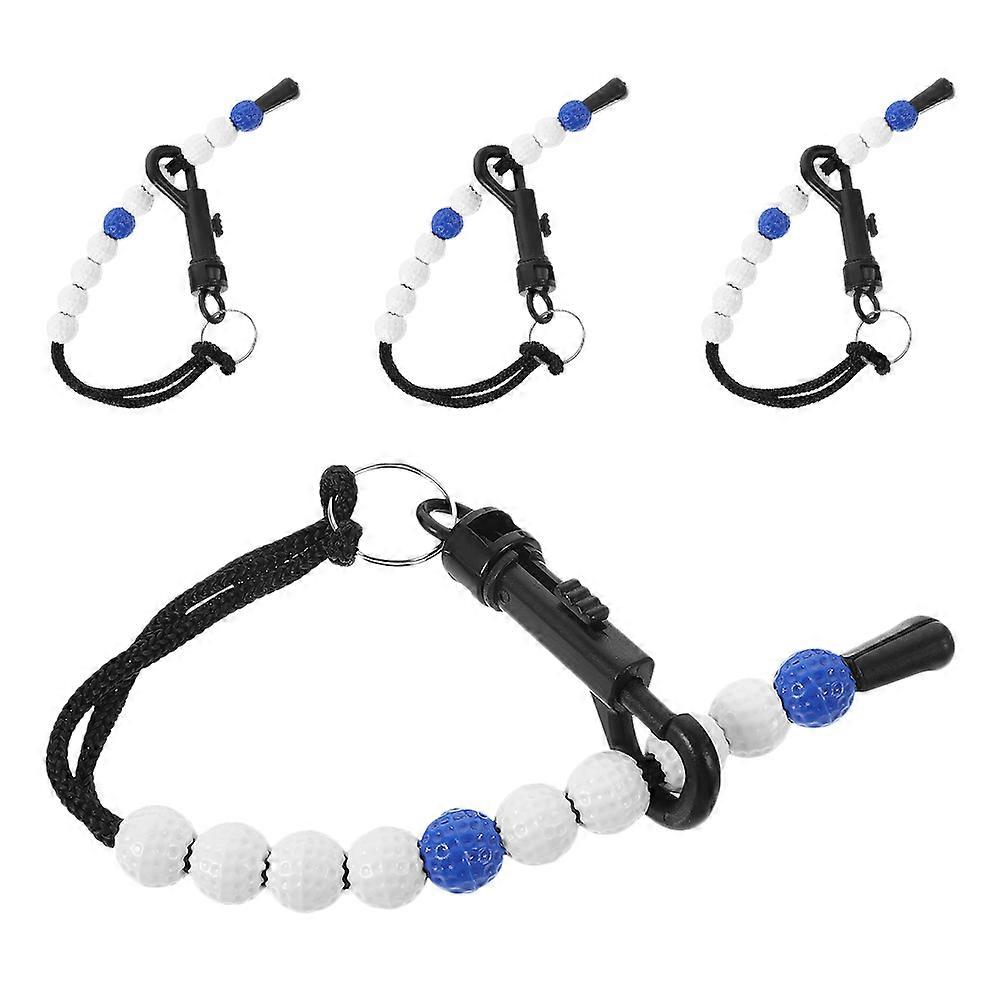 Golf Beads Score Counter Bracelet for Convenient Scoring 8Pcs Outdoor