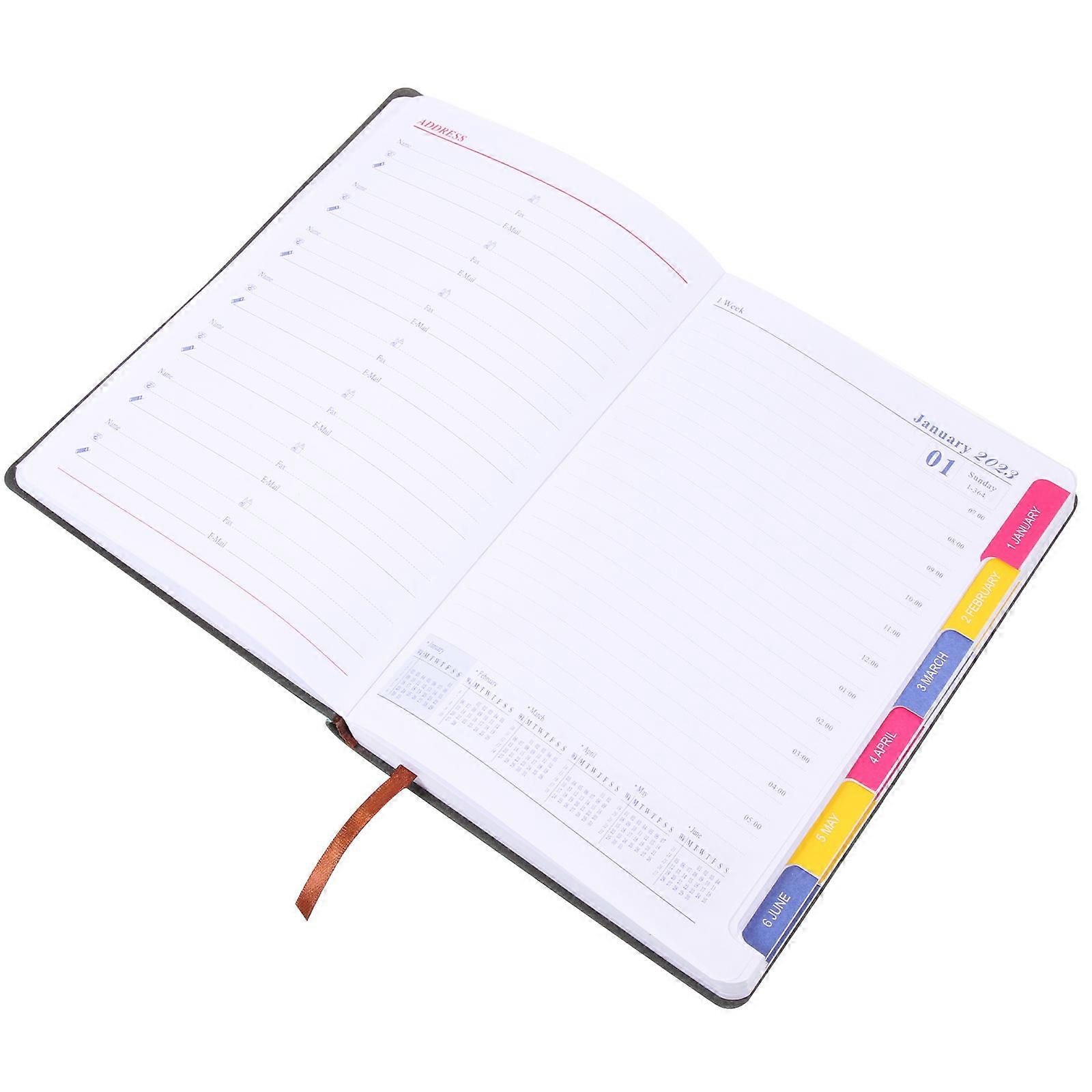 Appointment Calendar for Schedule Tracking 2Pcs Work Planner Notepad