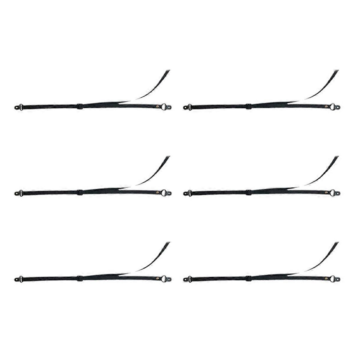 6 Pack Adjustable TV Safety Straps, No-Drill Adhesive Anti-Tip