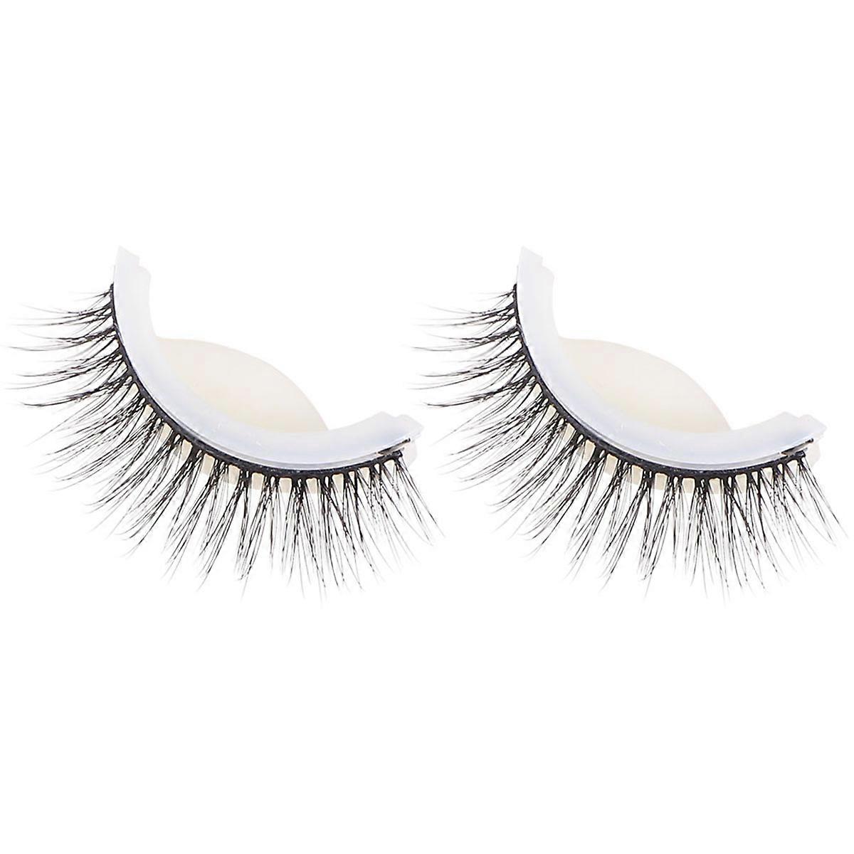 3D False Eyelash Reusable Fake Eyelashes Self-Adhesive Pair