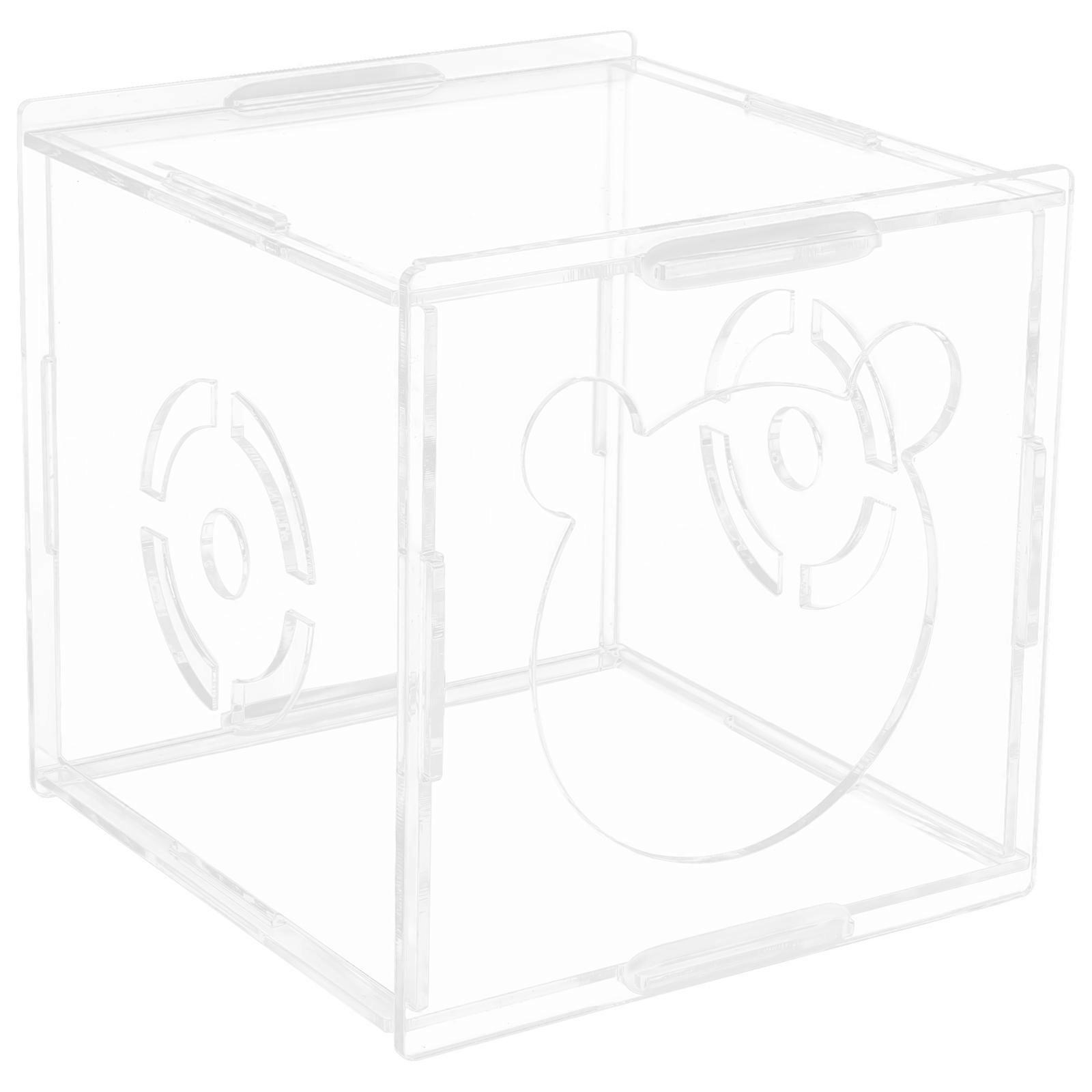 Transparent Acrylic Hamster Hideout for Small Pets 5Pcs Pack