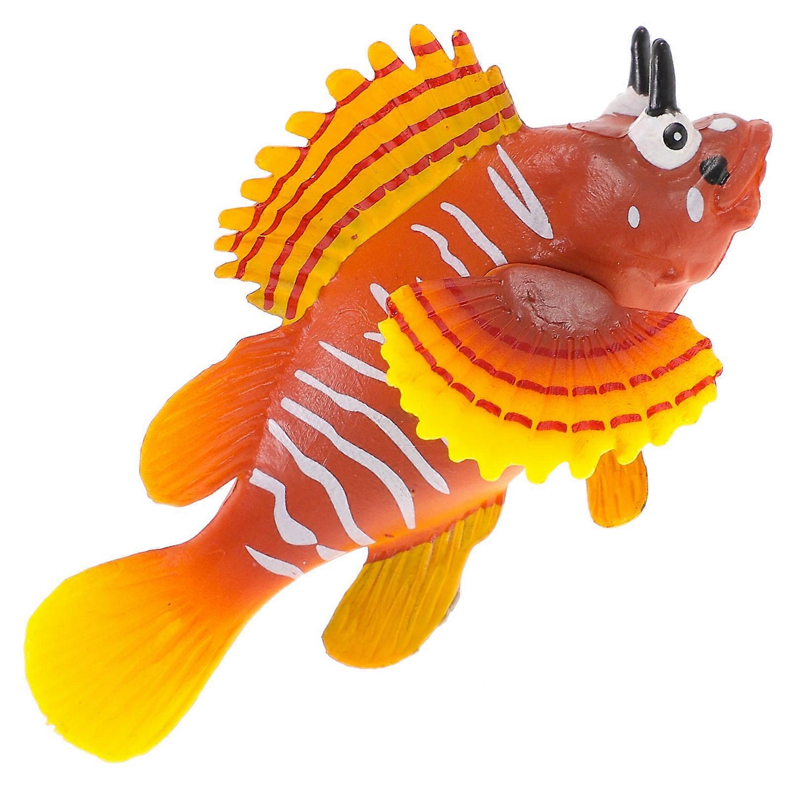 Simulation Fish Model Plastic Animal Figure for Decor Use 3Pcs