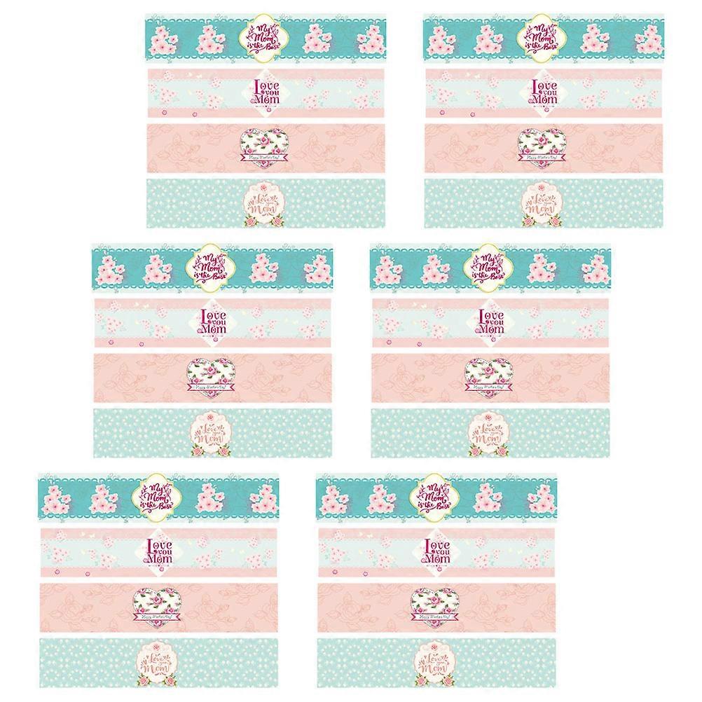 Decorative Labels For Mother's Day Festive Gatherings Ideal For Beverage Bottles Available In 120 Pcs