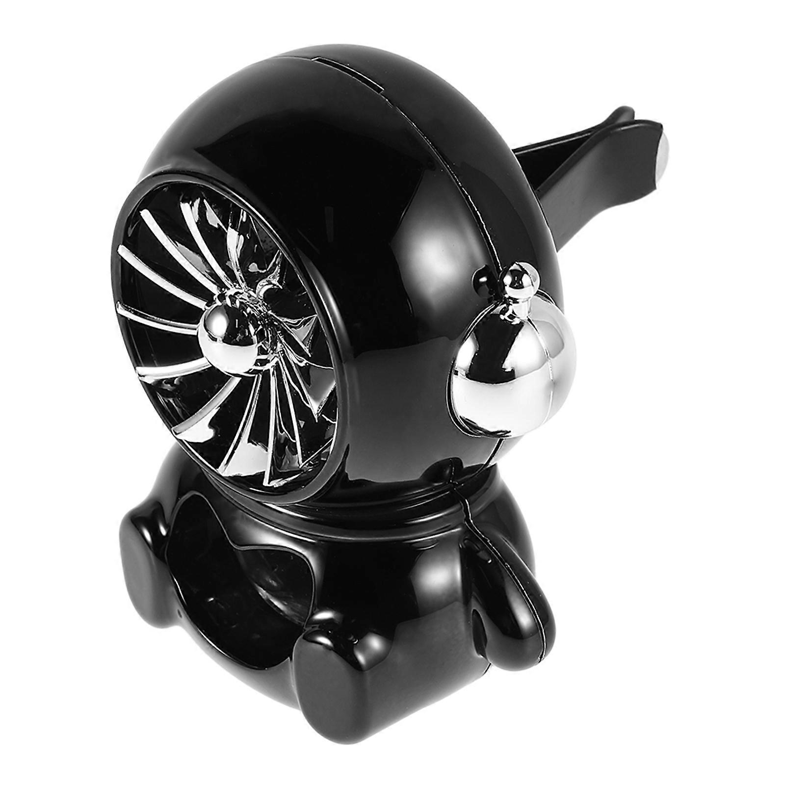 Creative Car Perfume Dispenser Astronaut Clip Rotating Fan