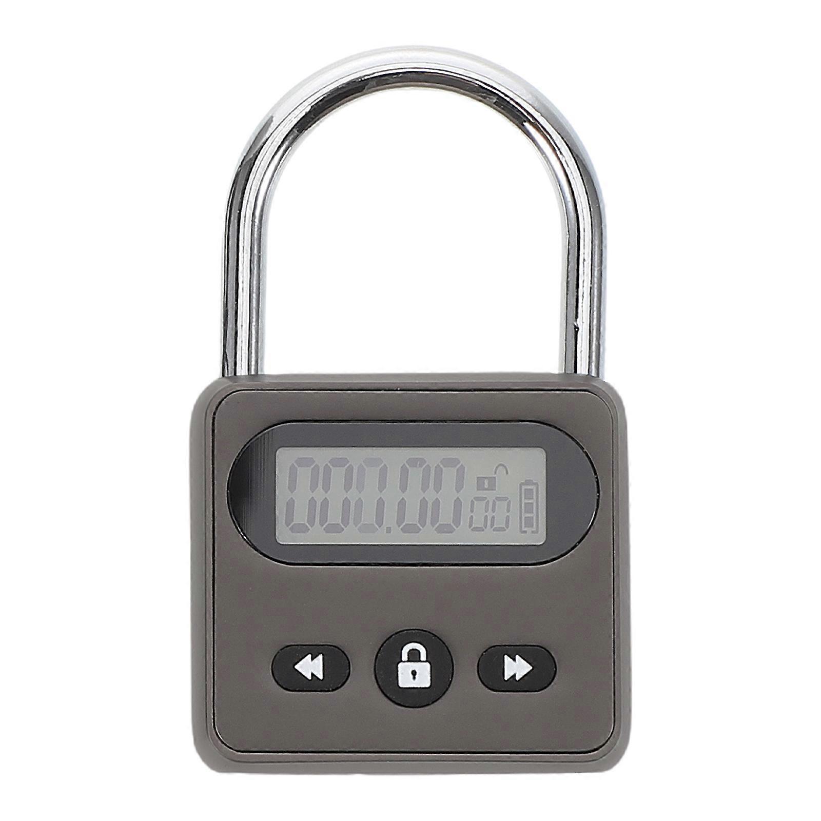 Rechargeable Timer Padlock for Home Use 5Pcs Metal Electronic Timer Lock