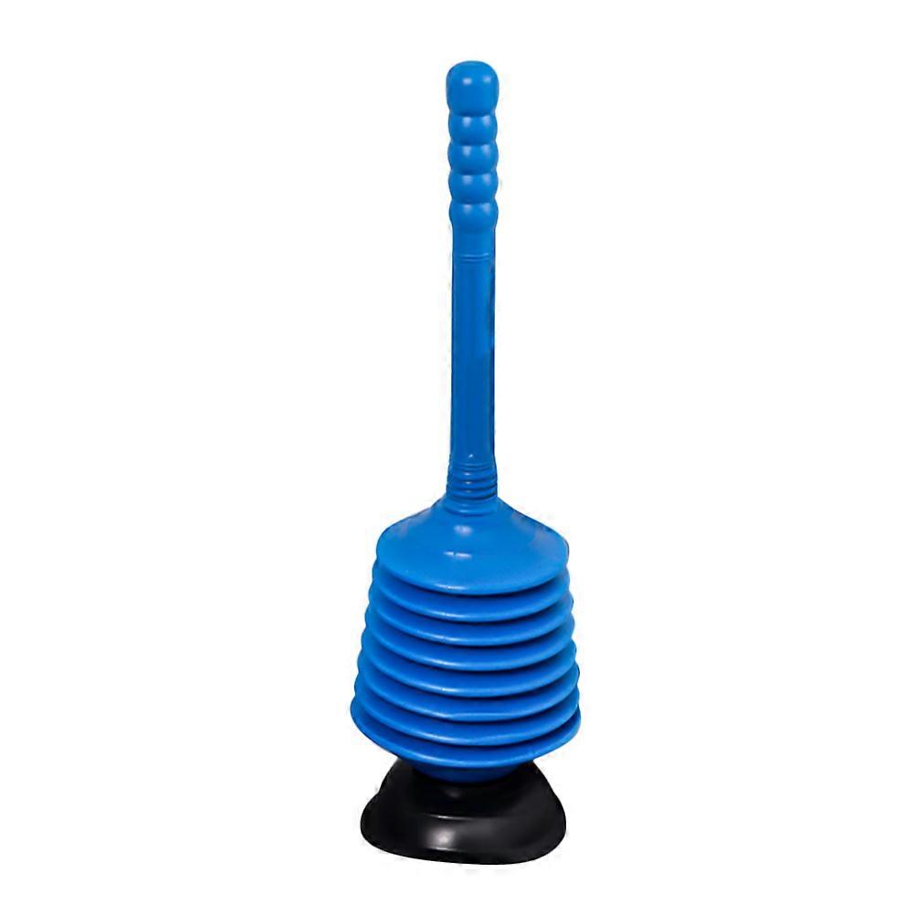 Bathroom Toilet Plunger for Unclogging Drain Cleaner Blue PP Material