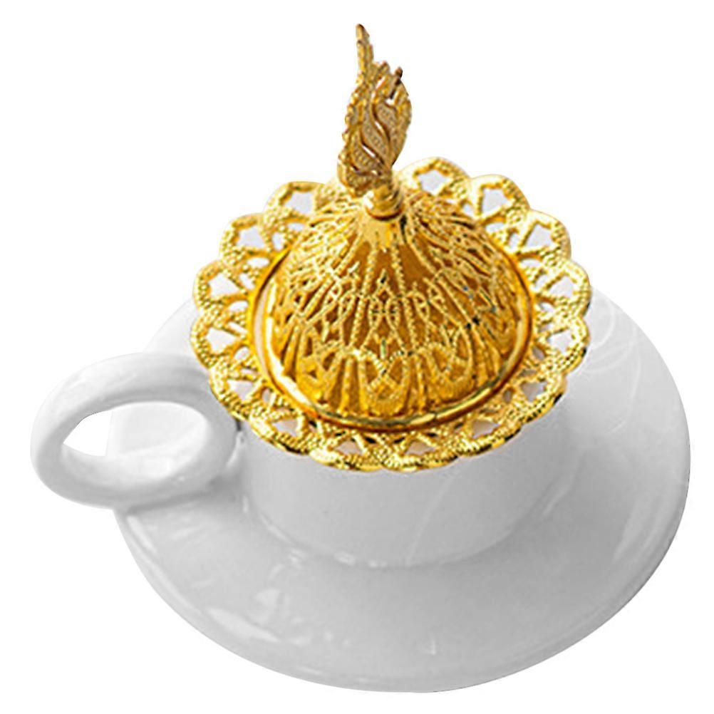 White Ceramic Incense Cone Burner for Aromatherapy 4Pcs Set