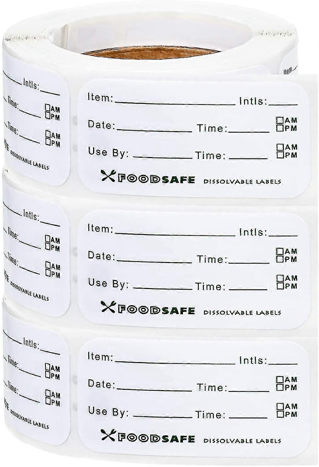 900 قطعة ملصقات تخزين المواد الغذائية لاصقة ملصقات الأغذية القابلة للإزالة الغذاء تخزين ملصقا