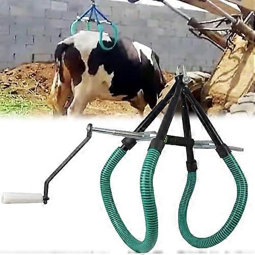 Adjustable Steel Cow Hip Lift Clamp Tool Heavy Duty Livestock Stand Up Assist Supports Up To 3500 Catties Veterinary Use