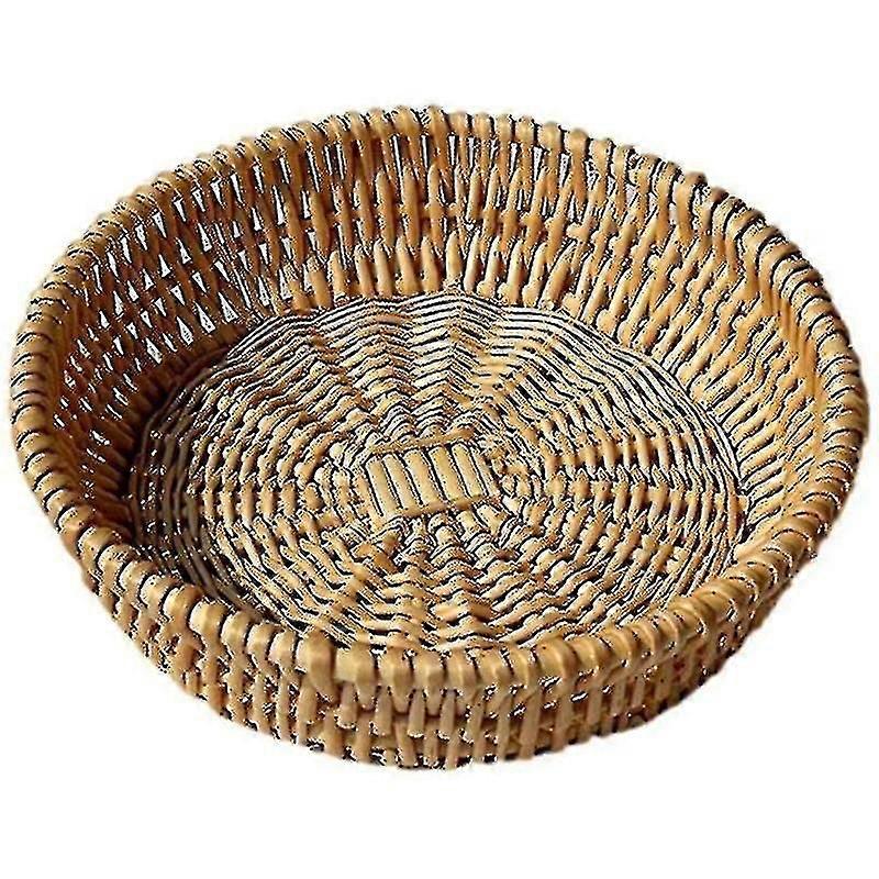 Handgeflochtener Korb, Weidenkorb, Essensservierkorb für Brot, Obst, Gemüselagerung, Geschenk Bas-hao