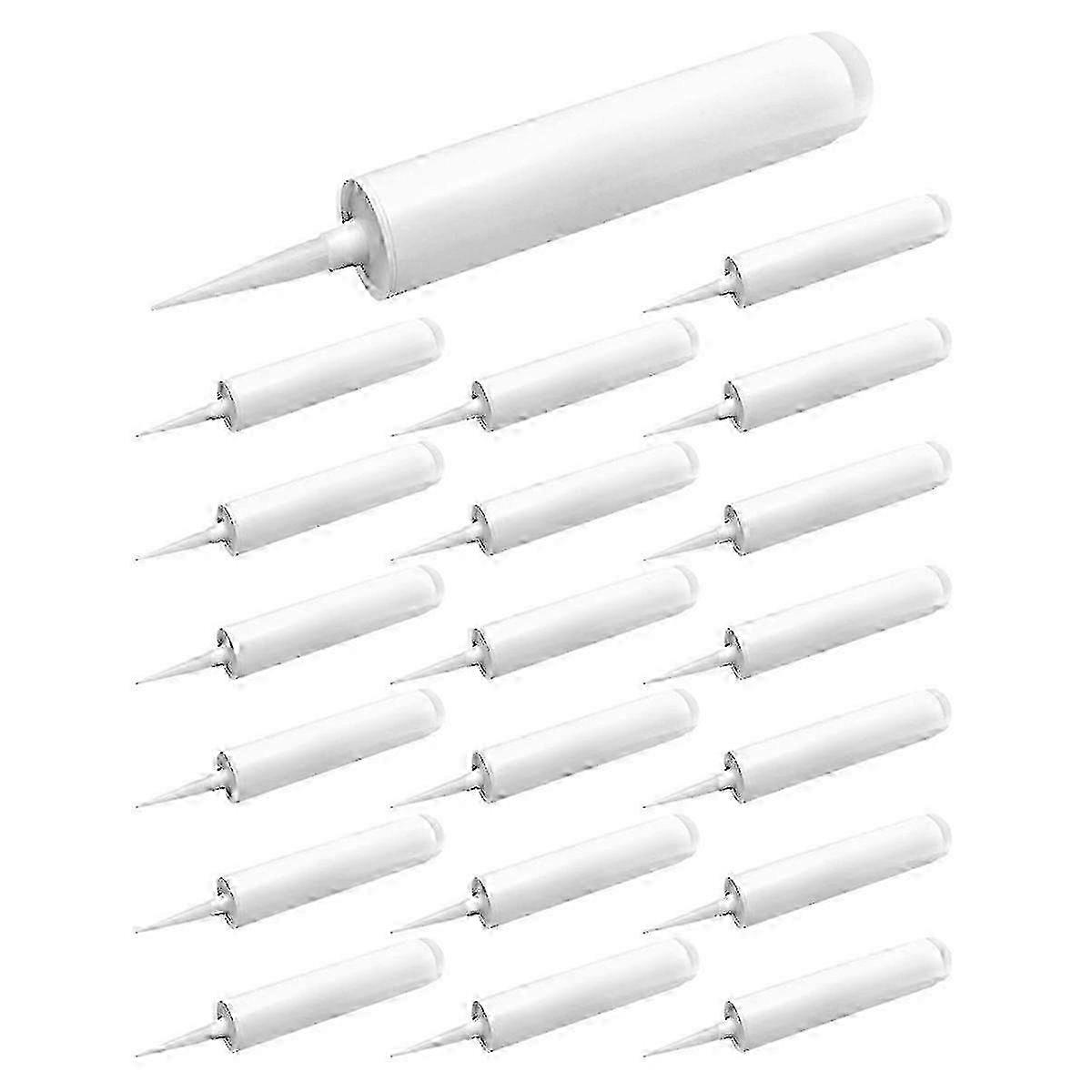 20 Pack 10 oz Empty Plastic Caulk Tubes for Refill DIY Projects