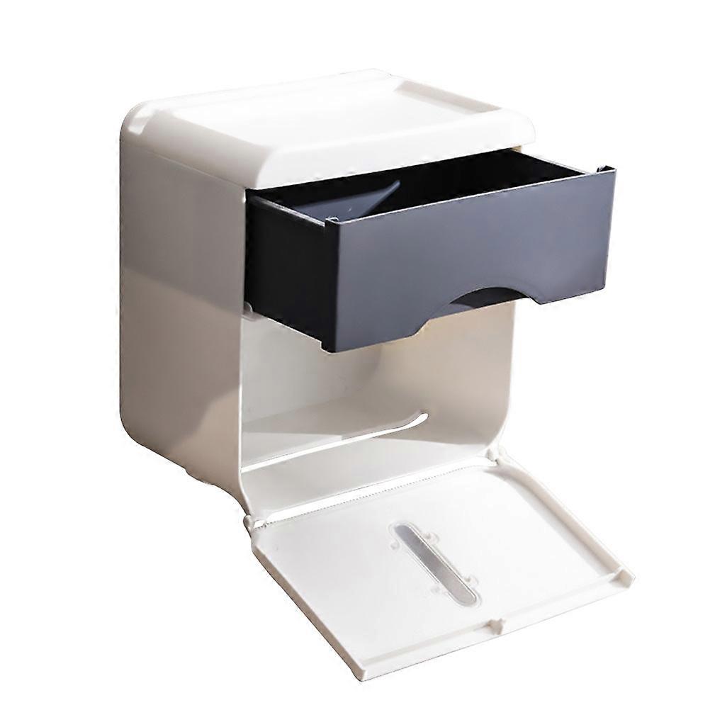 Multi- Holder ABS Storage Box for Bathroom Use 2Pcs