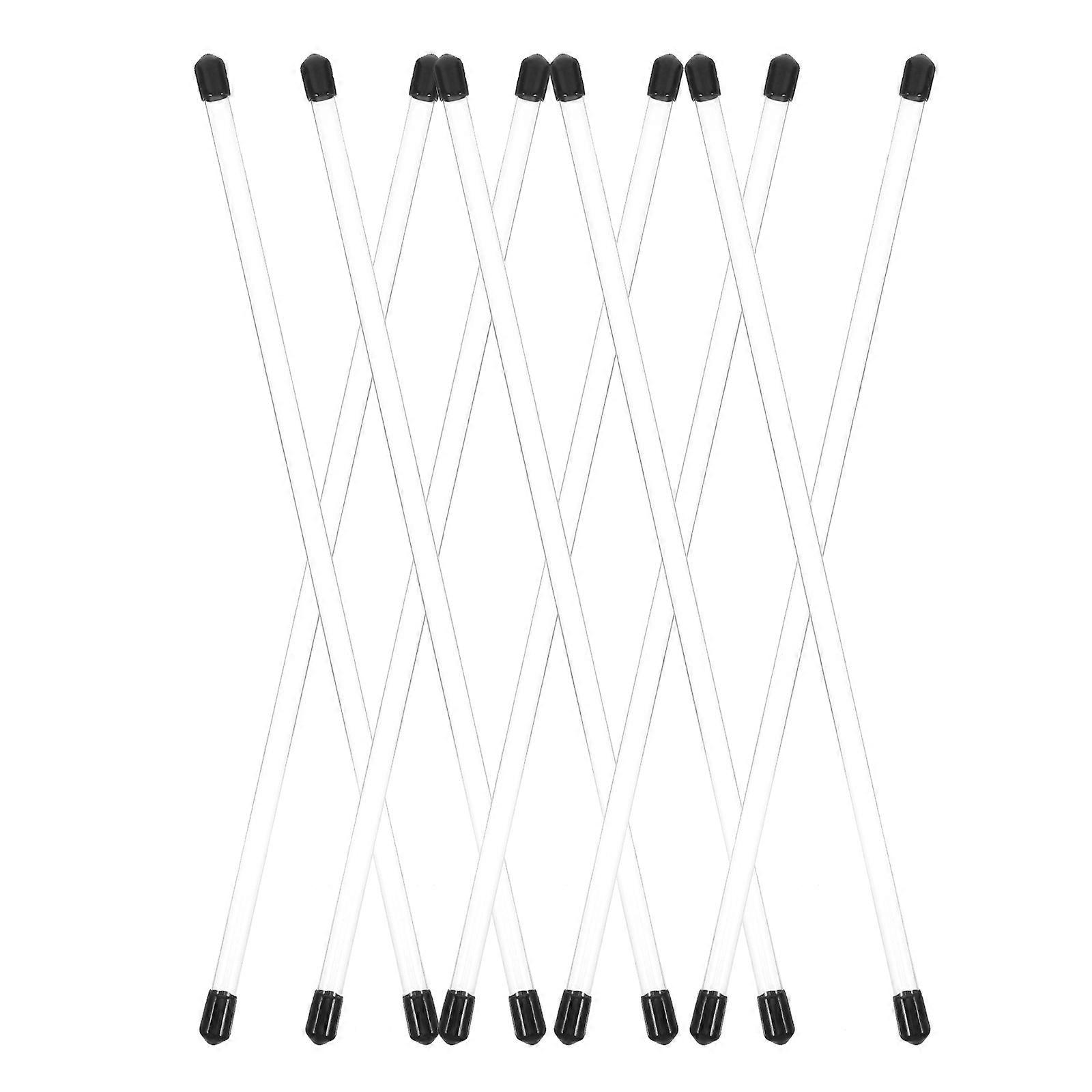 Transparent Clear Plastic Tubes Stick Sample Containers for Storage 20Pcs