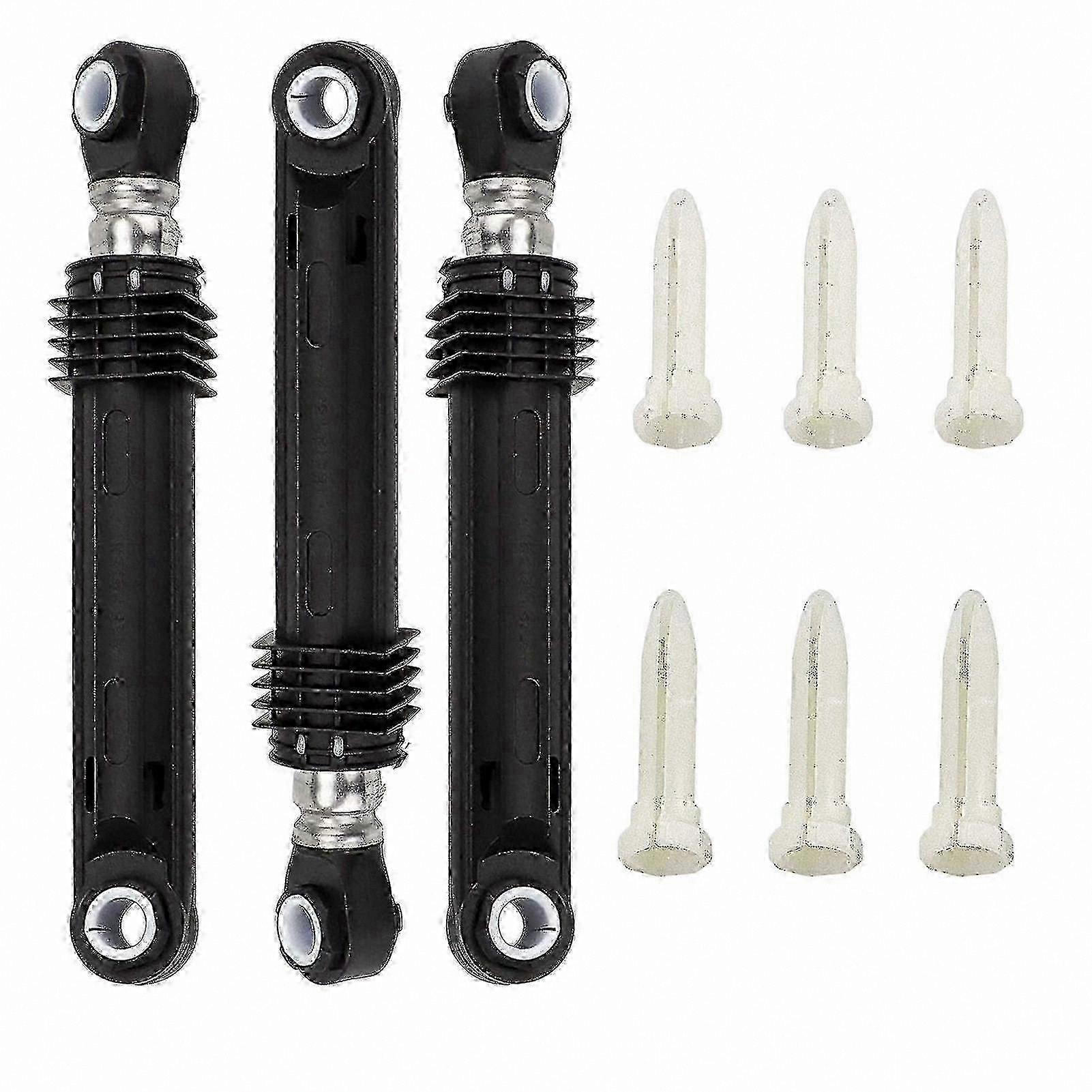 3-Pack Washing Machine Shock Absorbers for Noise Reduction and Vibration Control - Compatible with Most Models