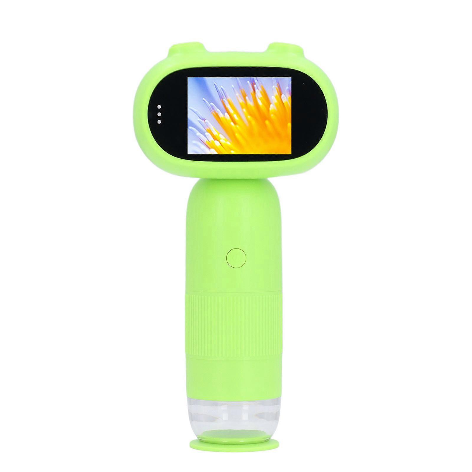 Handheld USB Microscope 2.0" Screen 500-1000x 8 LED Lights