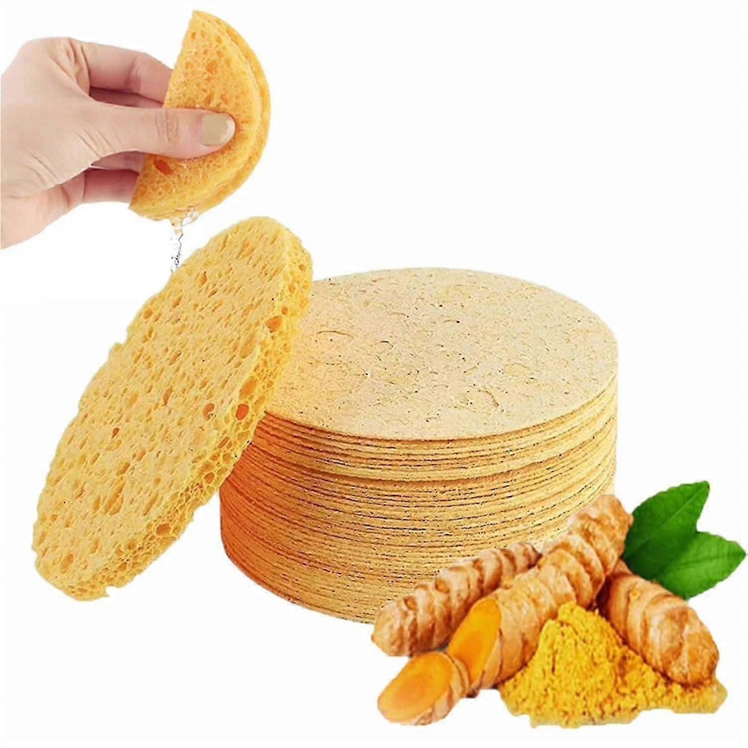 30/60/90PCS Glow up Pads - Turmeric Kojic Acid Pad, Turmeric Cleansing Pads for Dark Spots, Infused Foaming Exfoliating Pads -GSL miao7