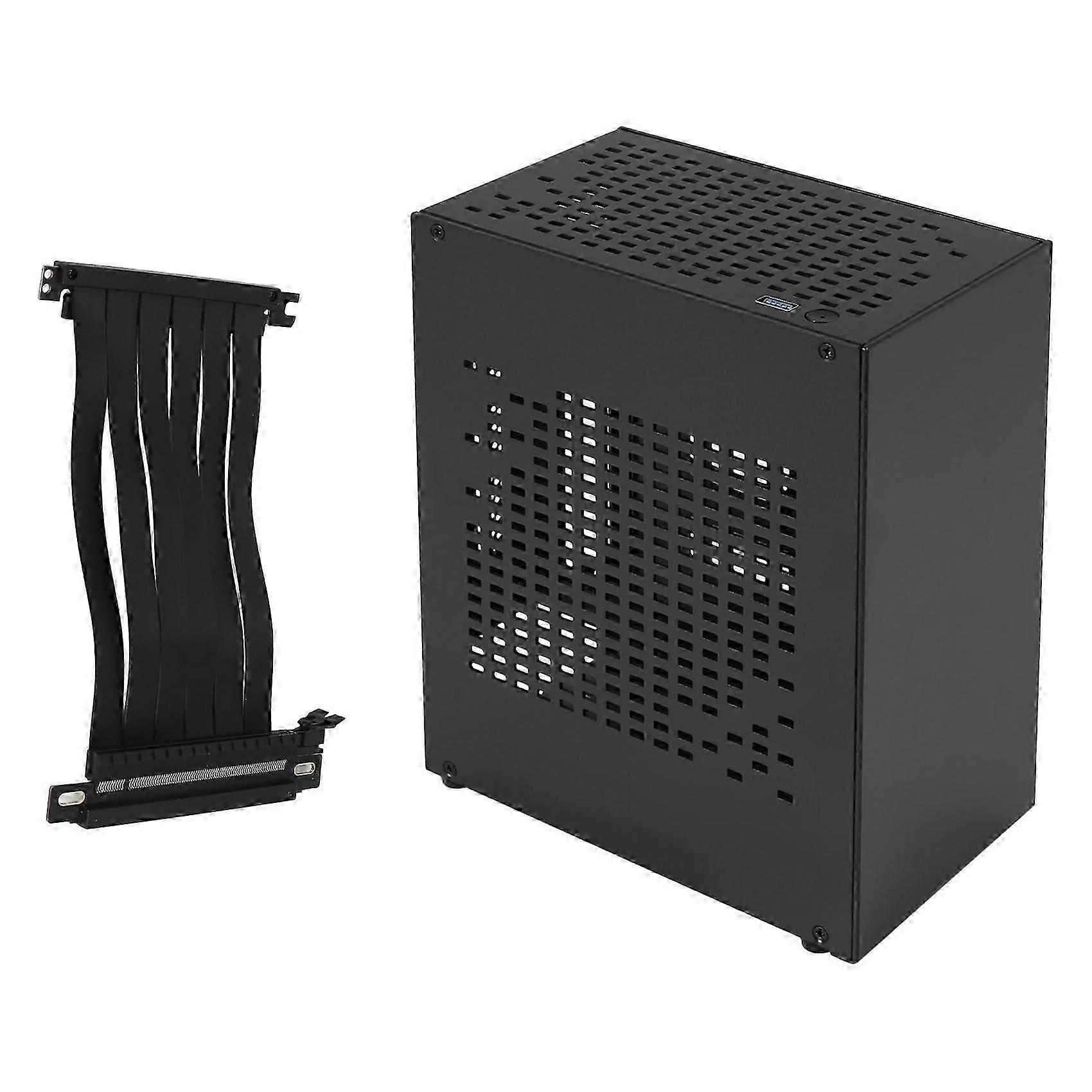A07 Mini ITX Computer Case Chassis HTPC Host Case USB3.0 ITX-behuizing met grafische kaartuitbreiding