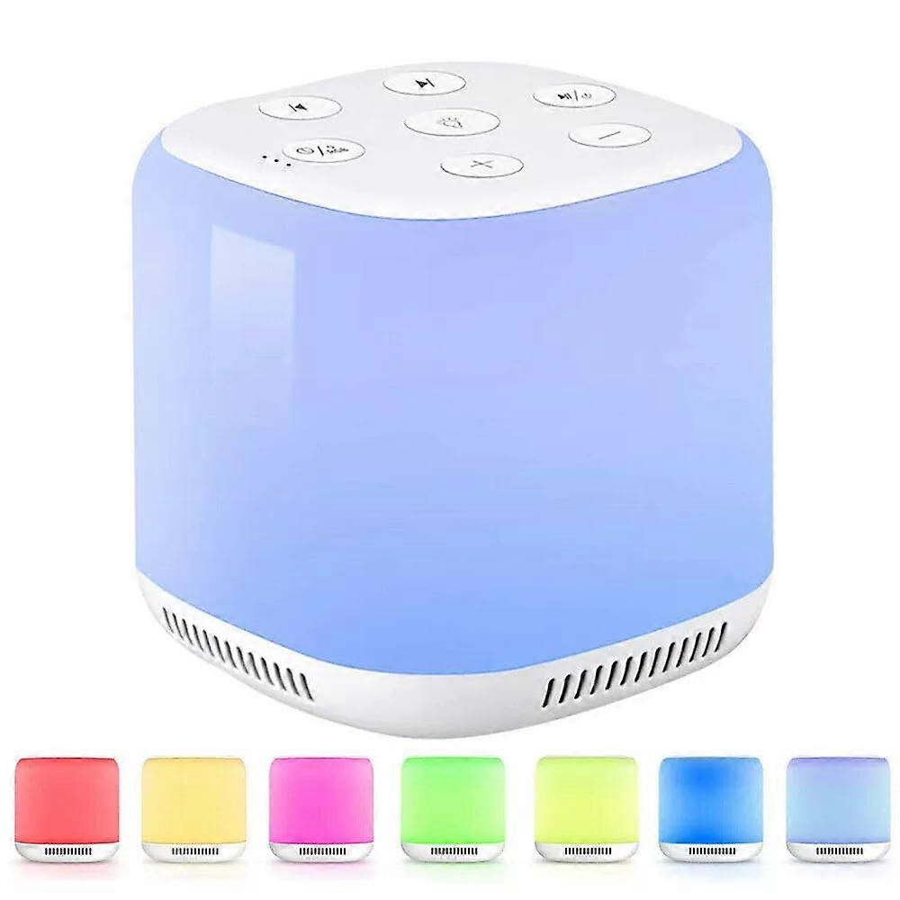 White Noise Machine Portable Sleep Sound, Night Light, 34 Sounds, 32Level Volume, AutoOff Timer, Chirping Sea Noise