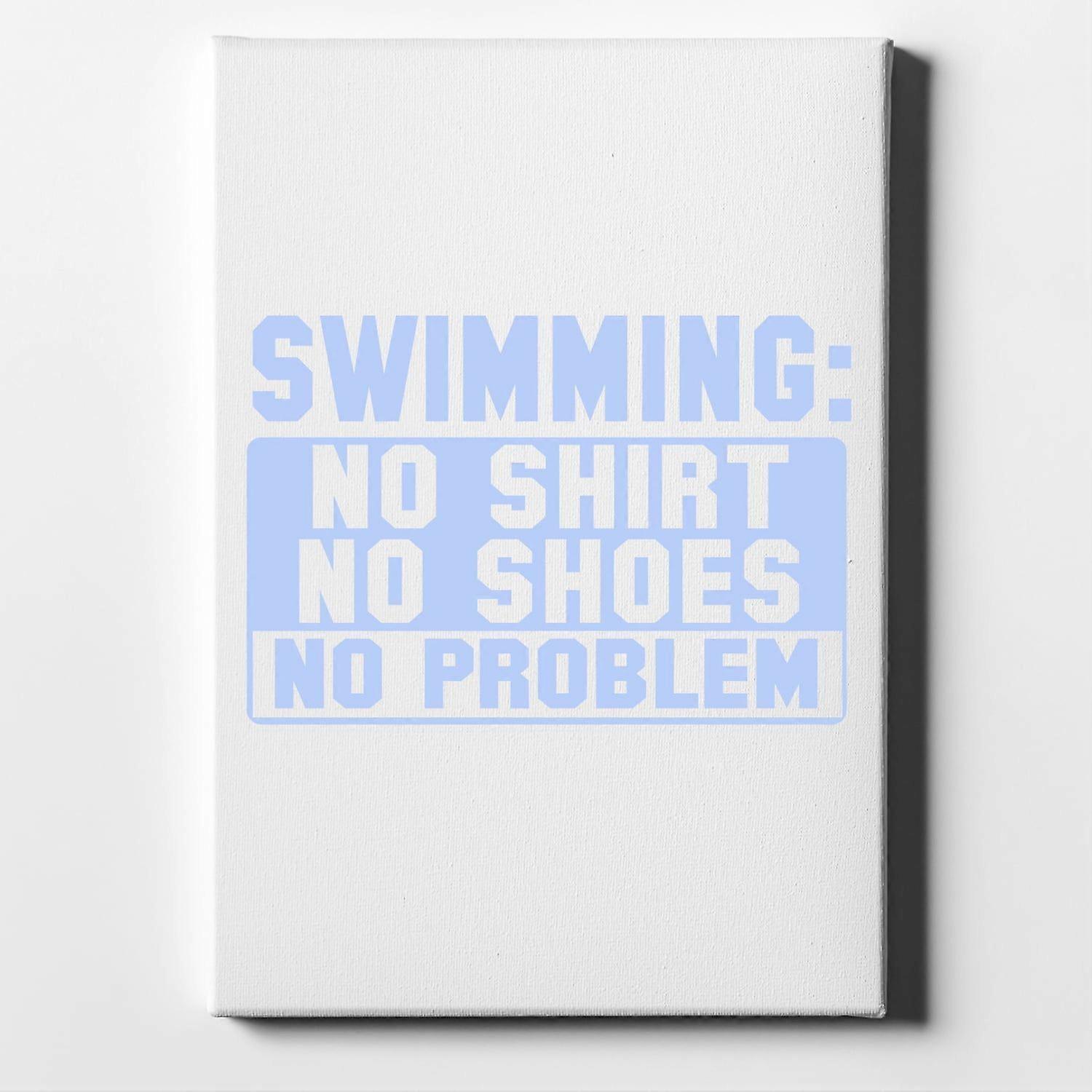 Simning Ingen skjorta Inga skor Inga problem-ouyab1058