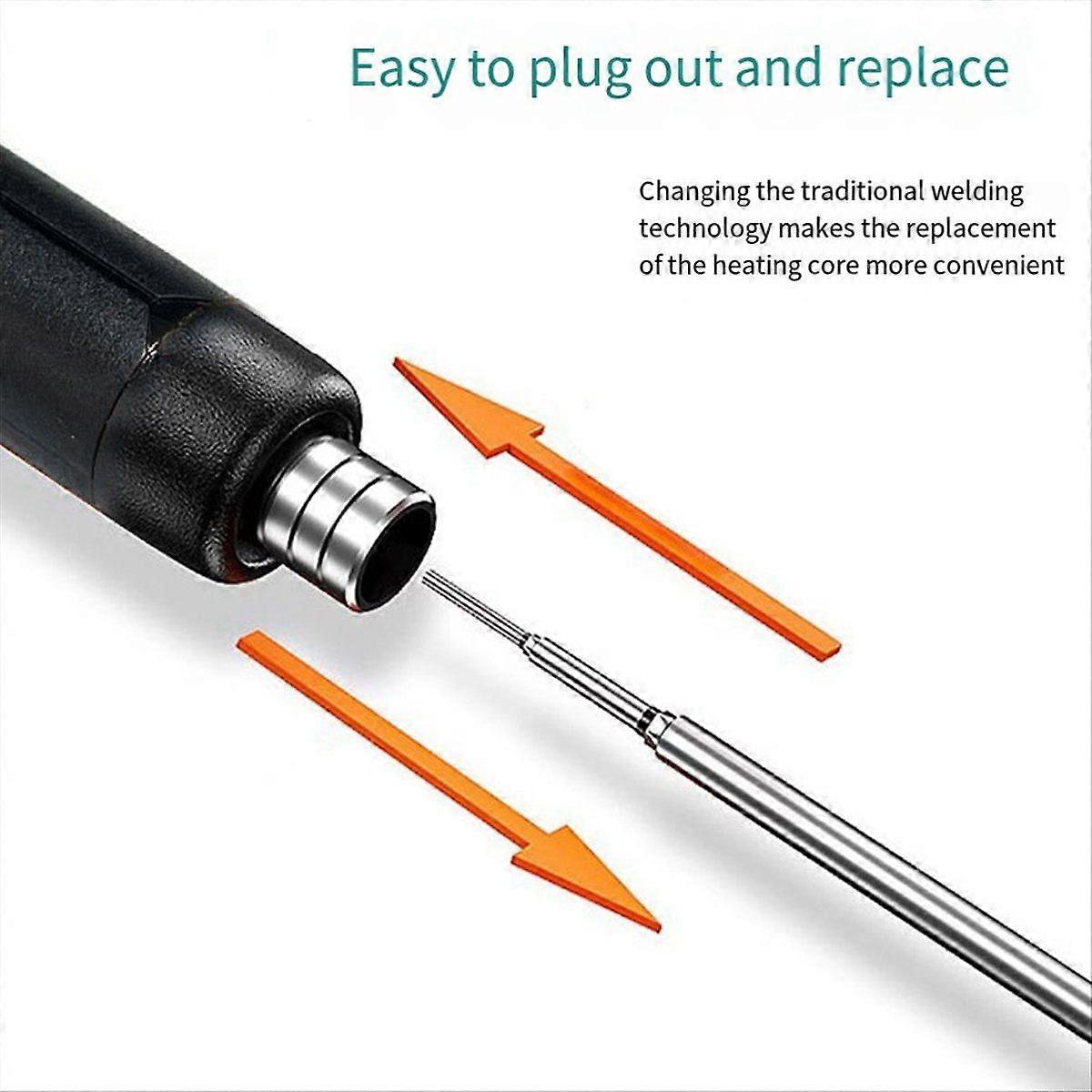 5V Micro-USB Soldering Iron Kit,with Battery Orange