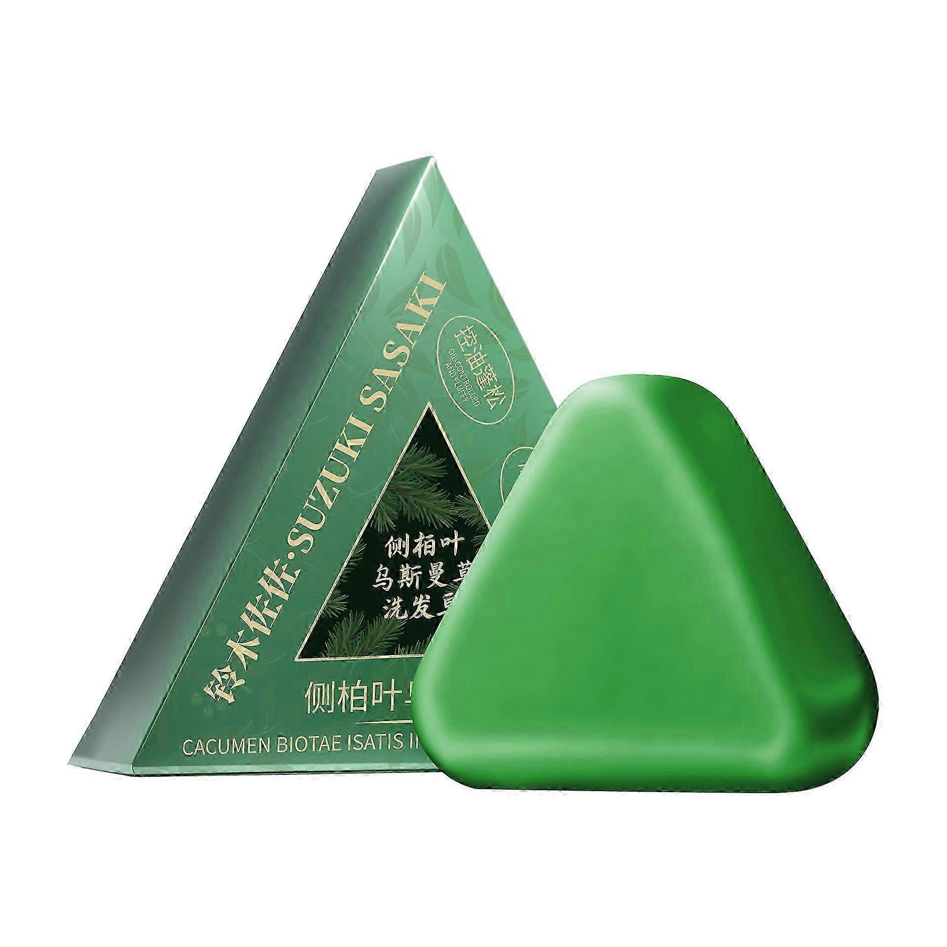 Solid Shampoo Soap Solid Shampoo Soap Triangle Shape 120g Daily Grooming Conditioner Nourishing