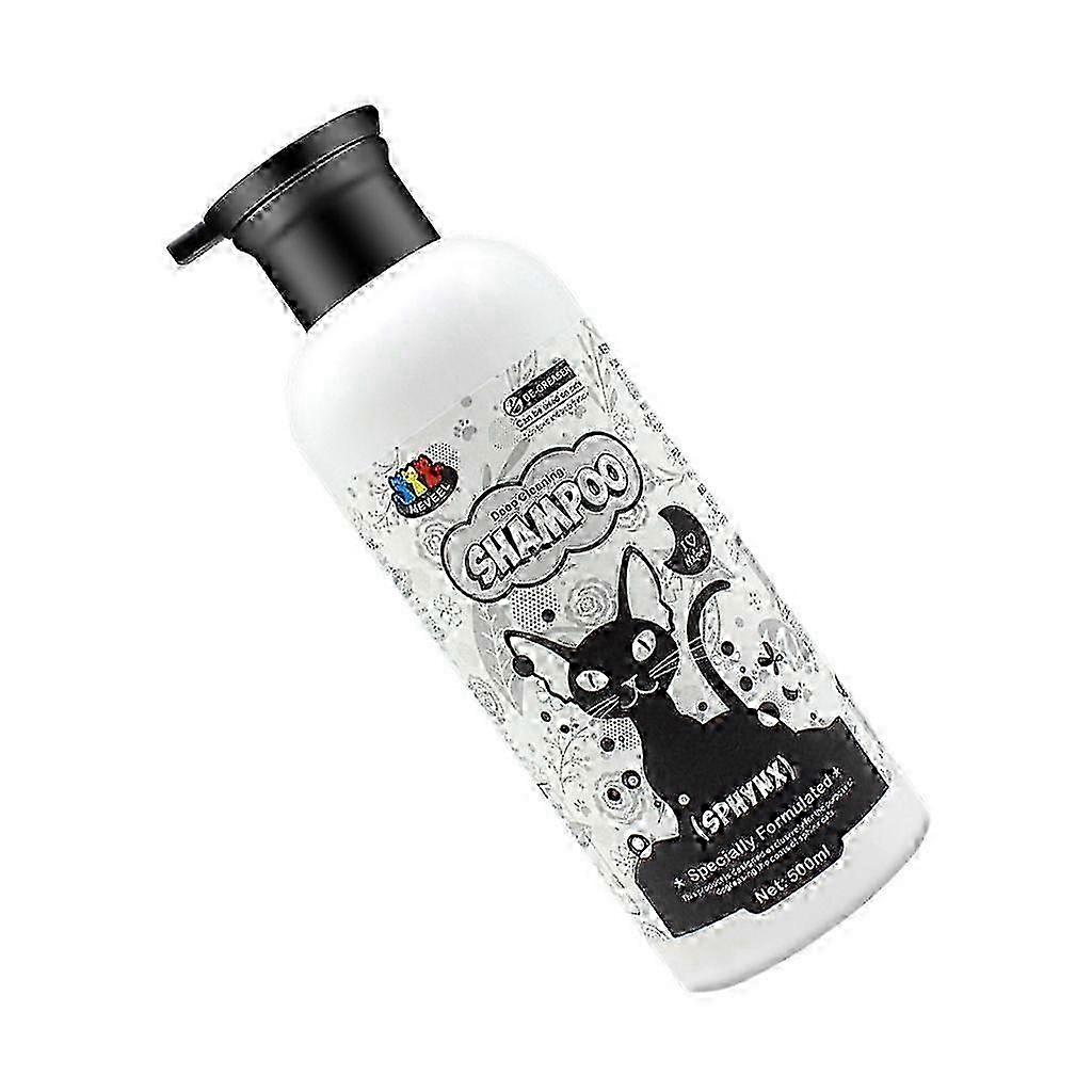 500ml Pet Shampoo for Sphinx Cats Gentle Cleansing Formula for Cats