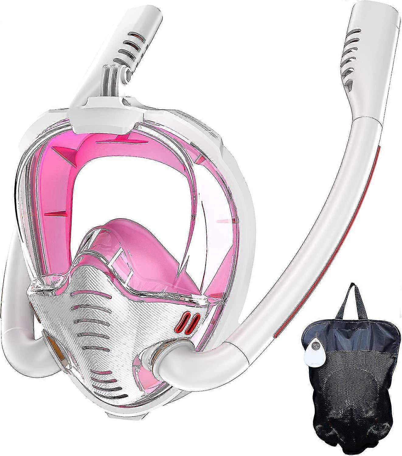 フルフェイスダブルチューブシュノーケリングマスク