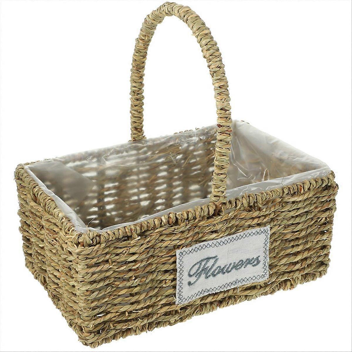 Decorative Basket Grocery Basket