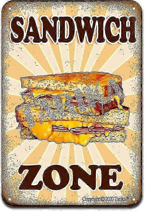 ساندويتش زون الحديد ملصق اللوحة القصدير تسجيل خمر ديكور الحائط لمقهى بار حانة ديكور البيرة المنزلية