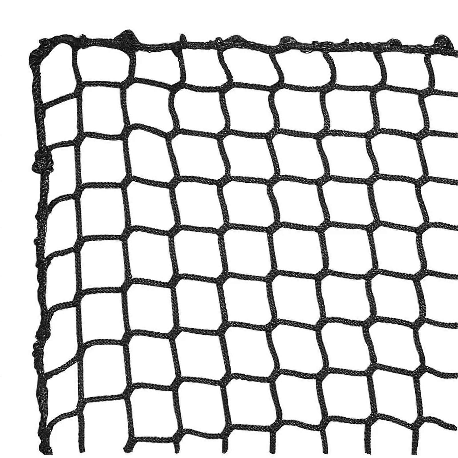 Soccer Backstop Net 1M x 5M Black Balcony Protection Netting For Football, Futsal, And Golf Ball Hitting
